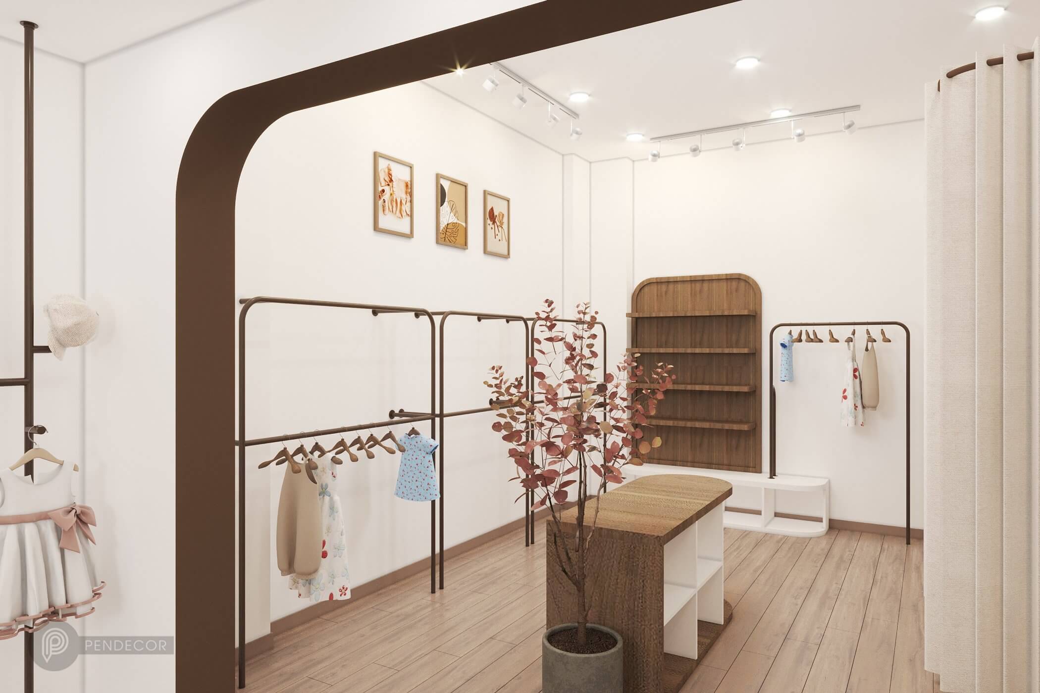 Thiết Kế Shop Thời Trang Trẻ Em Chan Kid's