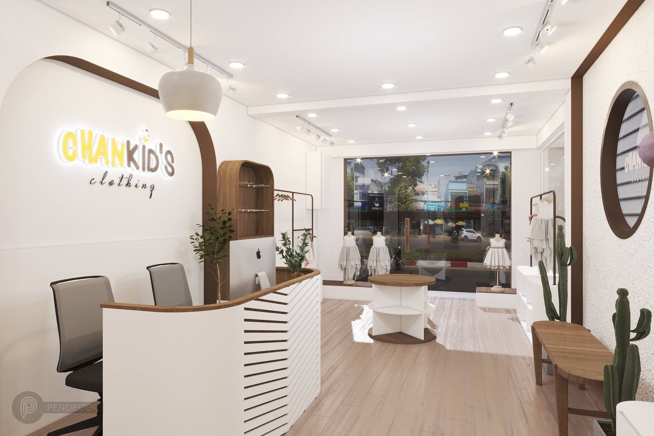 Thiết Kế Shop Thời Trang Trẻ Em Chan Kid's