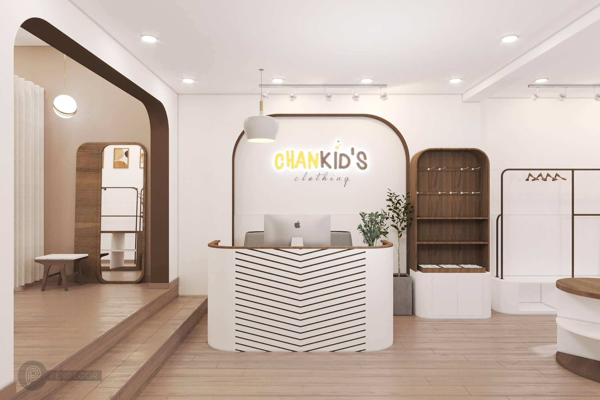 Thiết Kế Shop Thời Trang Trẻ Em Chan Kid's