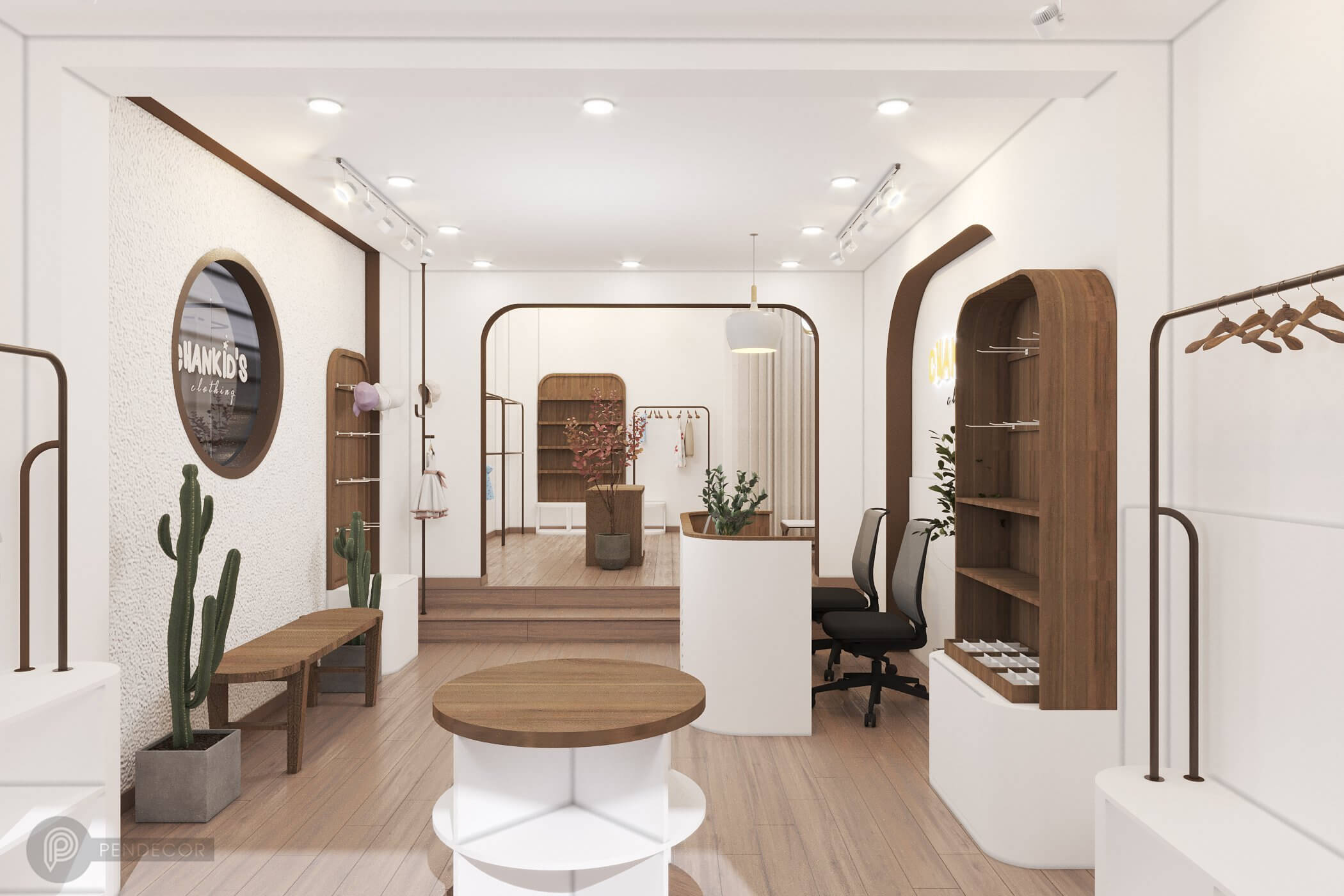 Thiết Kế Shop Thời Trang Trẻ Em Chan Kid's