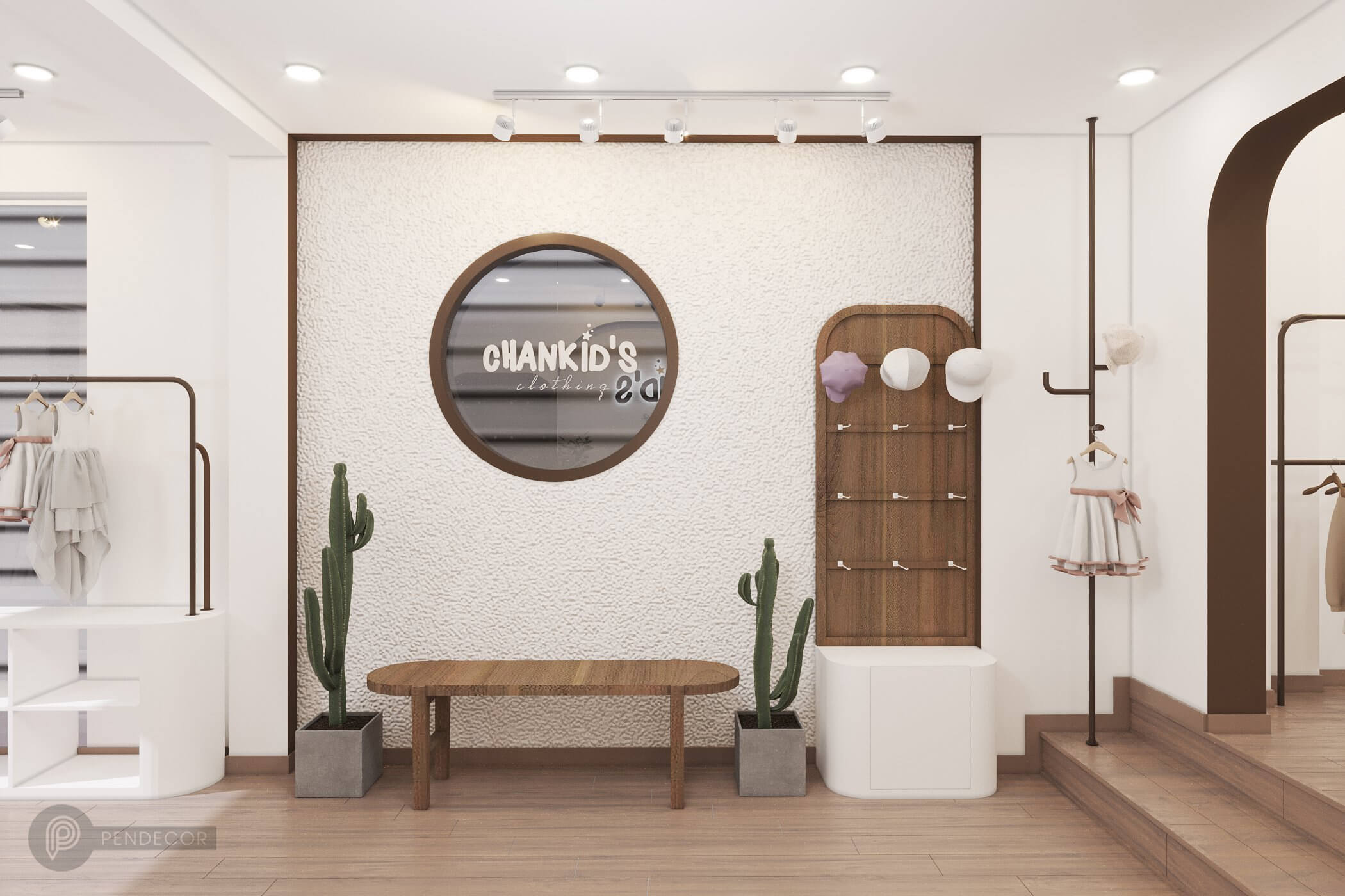 Thiết Kế Shop Thời Trang Trẻ Em Chan Kid's