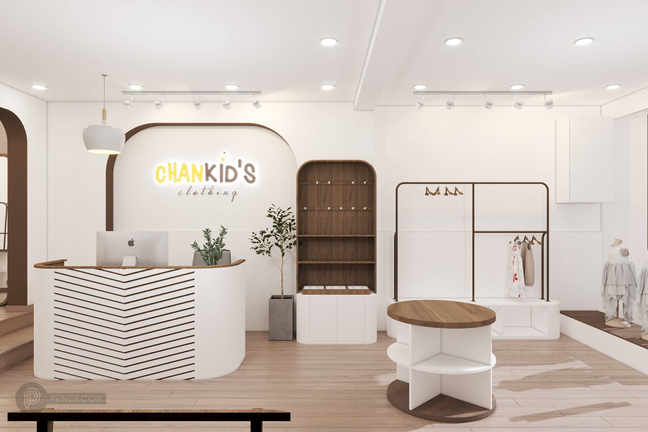 Thiết Kế Shop Thời Trang Trẻ Em Chan Kid's