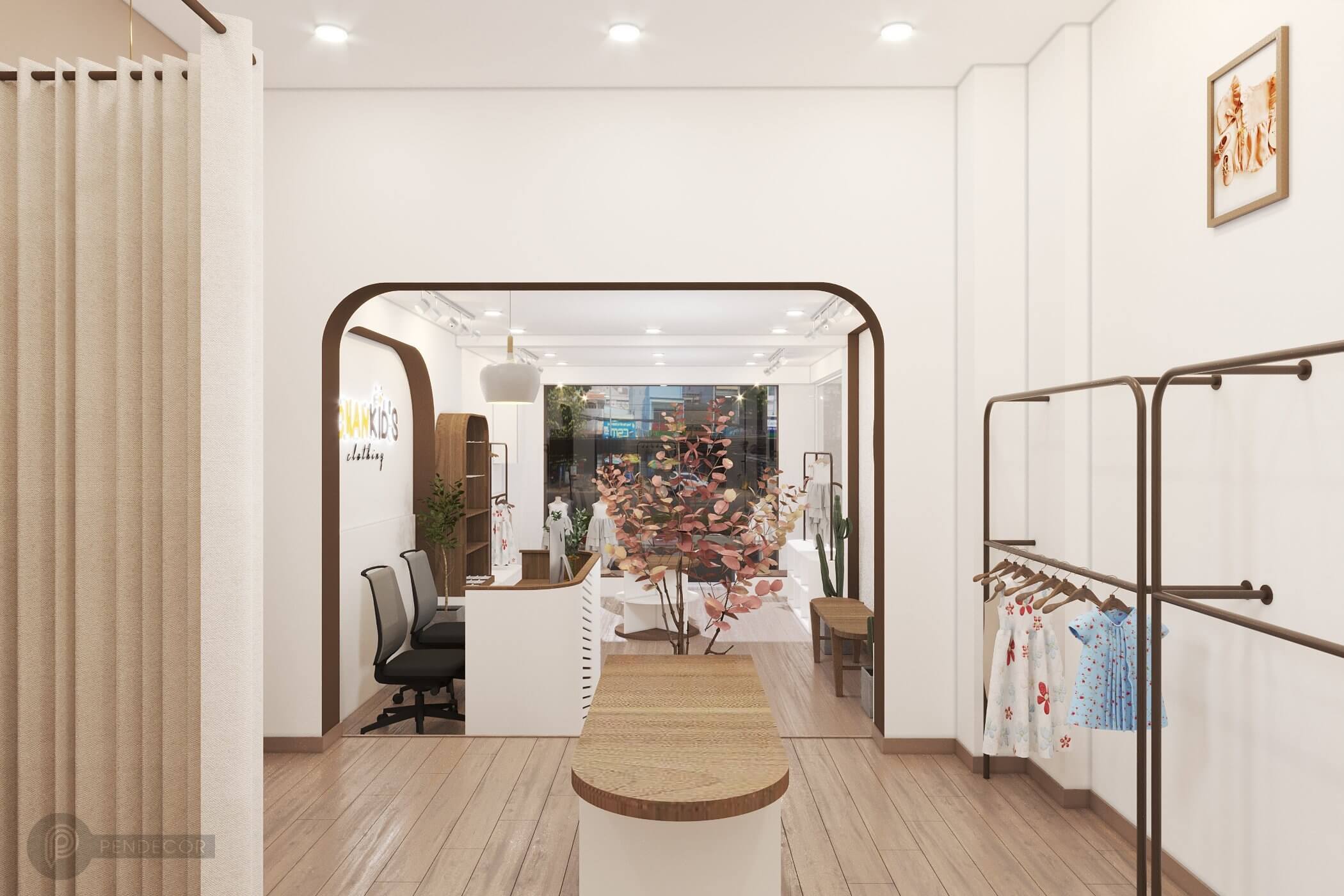 Thiết Kế Shop Thời Trang Trẻ Em Chan Kid's