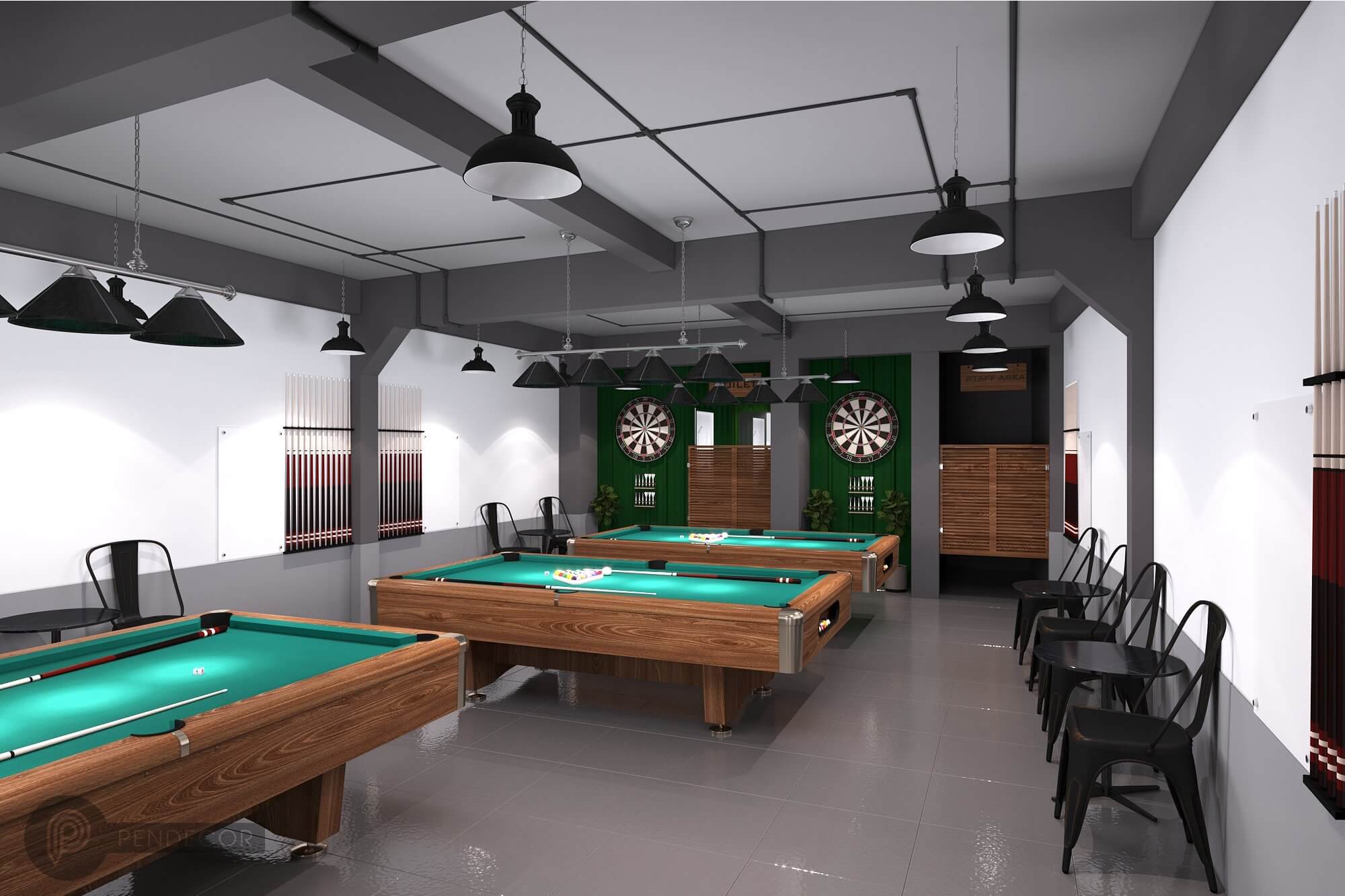 Thiết Kế Shop Billiards Đức Hoàng