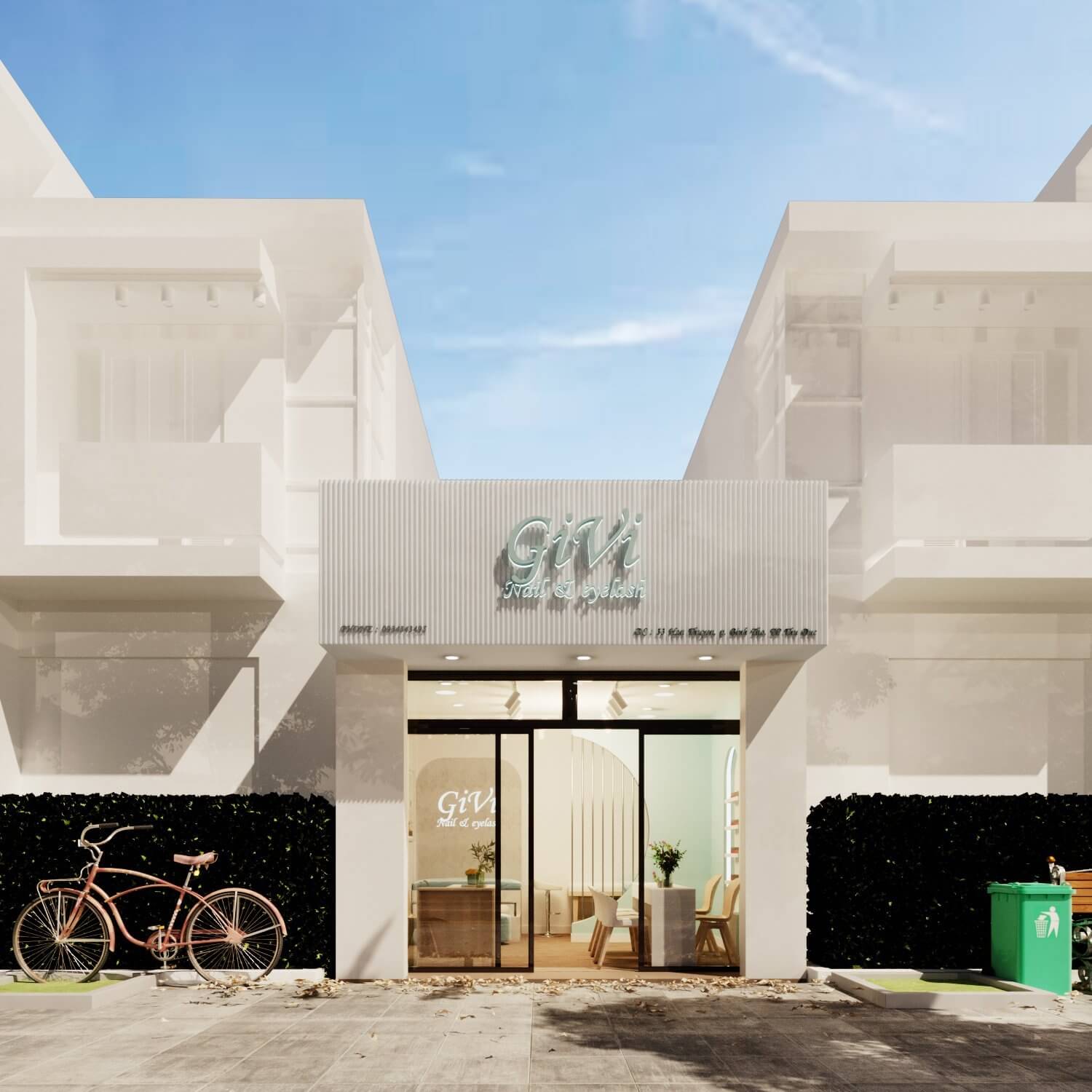 Thiết Kế Shop Nail GiVi