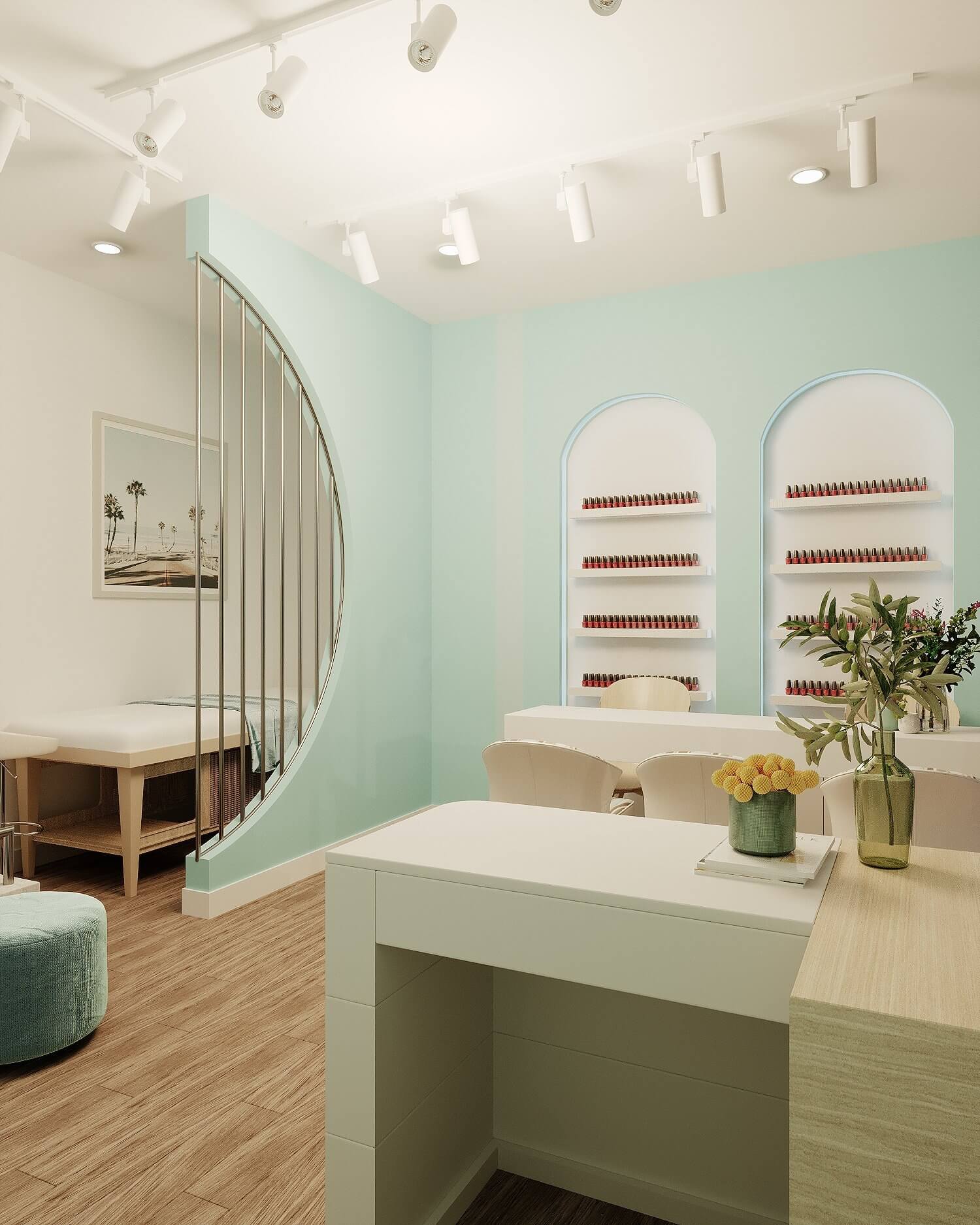 Thiết Kế Shop Nail GiVi