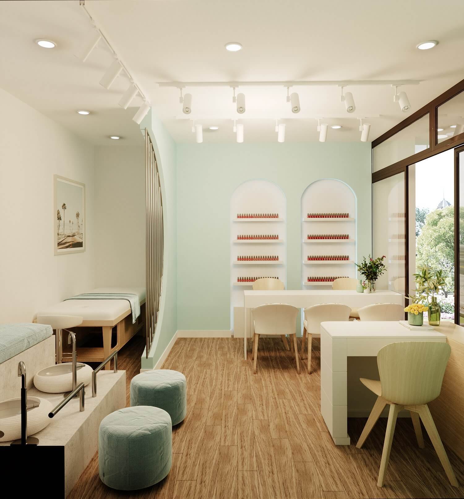 Thiết Kế Shop Nail GiVi