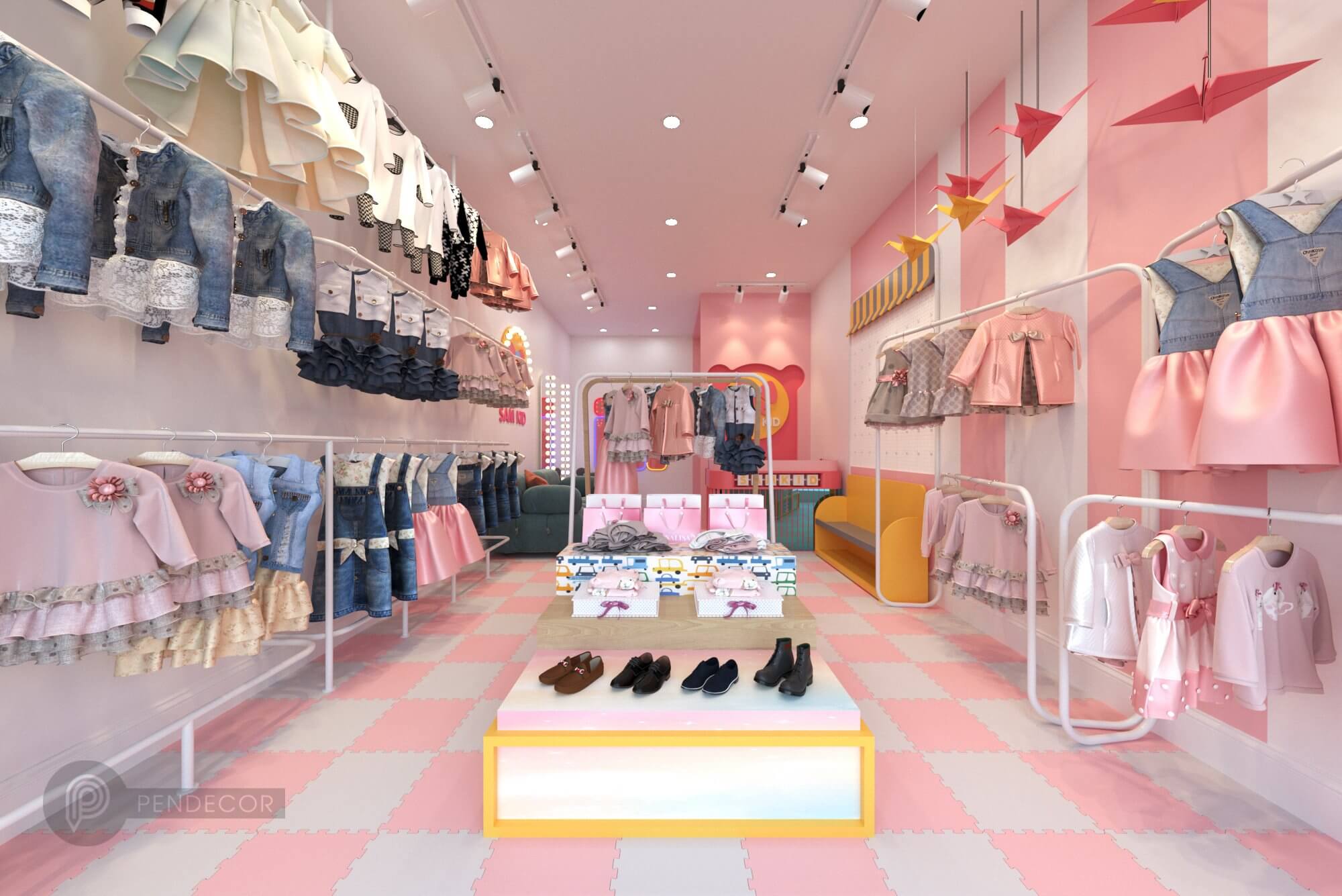 Thiết Kế Shop Thời Trang Trẻ Em Sam Kid