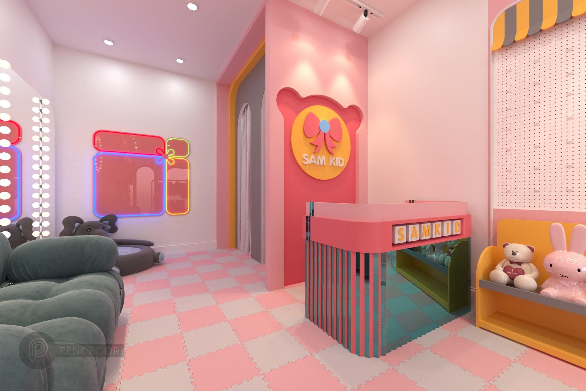 Thiết Kế Shop Thời Trang Trẻ Em Sam Kid