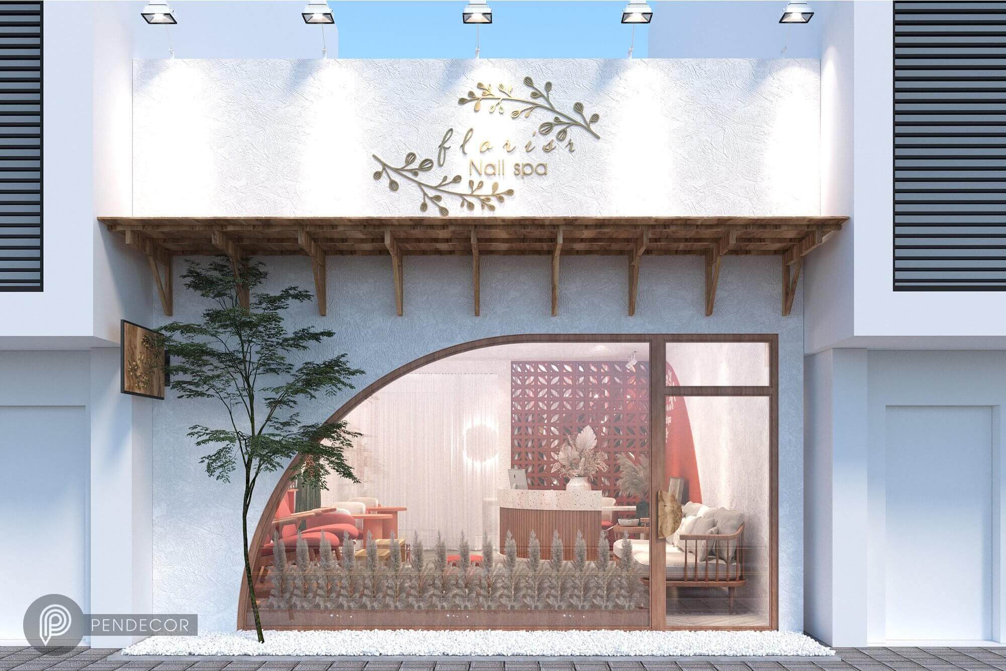 Thiết Kế Shop Spa Nail Florish
