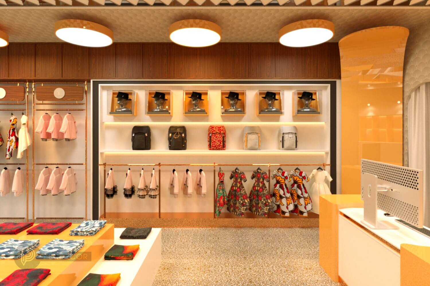 Thiết Kế Shop Thời Trang Trẻ Em LX Kid