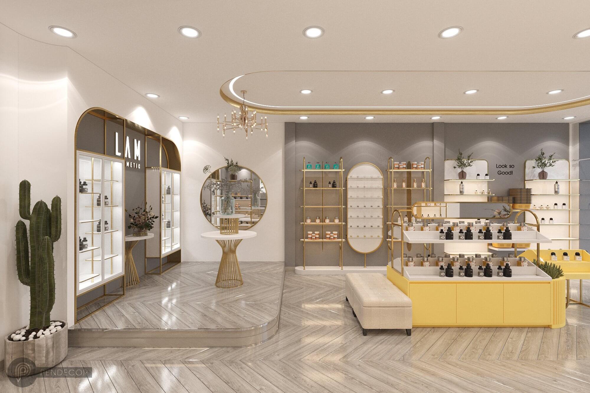 Thiết Kế Shop Mỹ Phẩm LAM Cosmetic