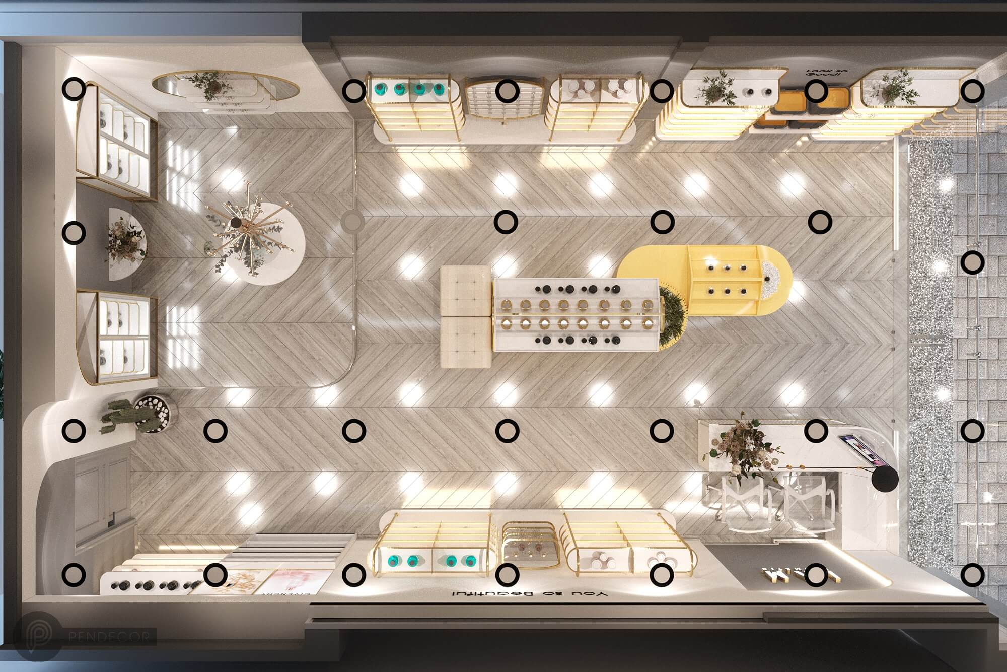 Thiết Kế Shop Mỹ Phẩm LAM Cosmetic