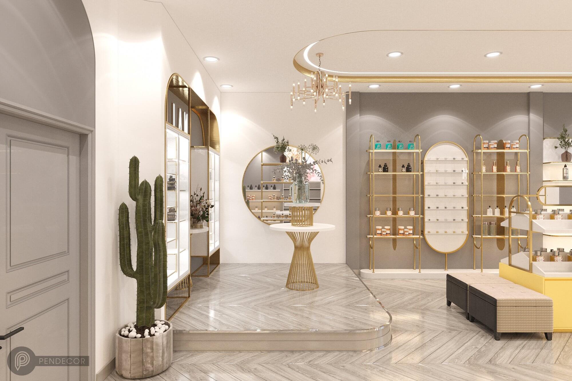 Thiết Kế Shop Mỹ Phẩm LAM Cosmetic