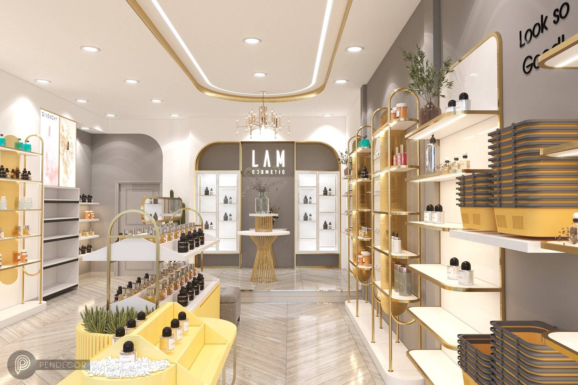 Thiết Kế Shop Mỹ Phẩm LAM Cosmetic