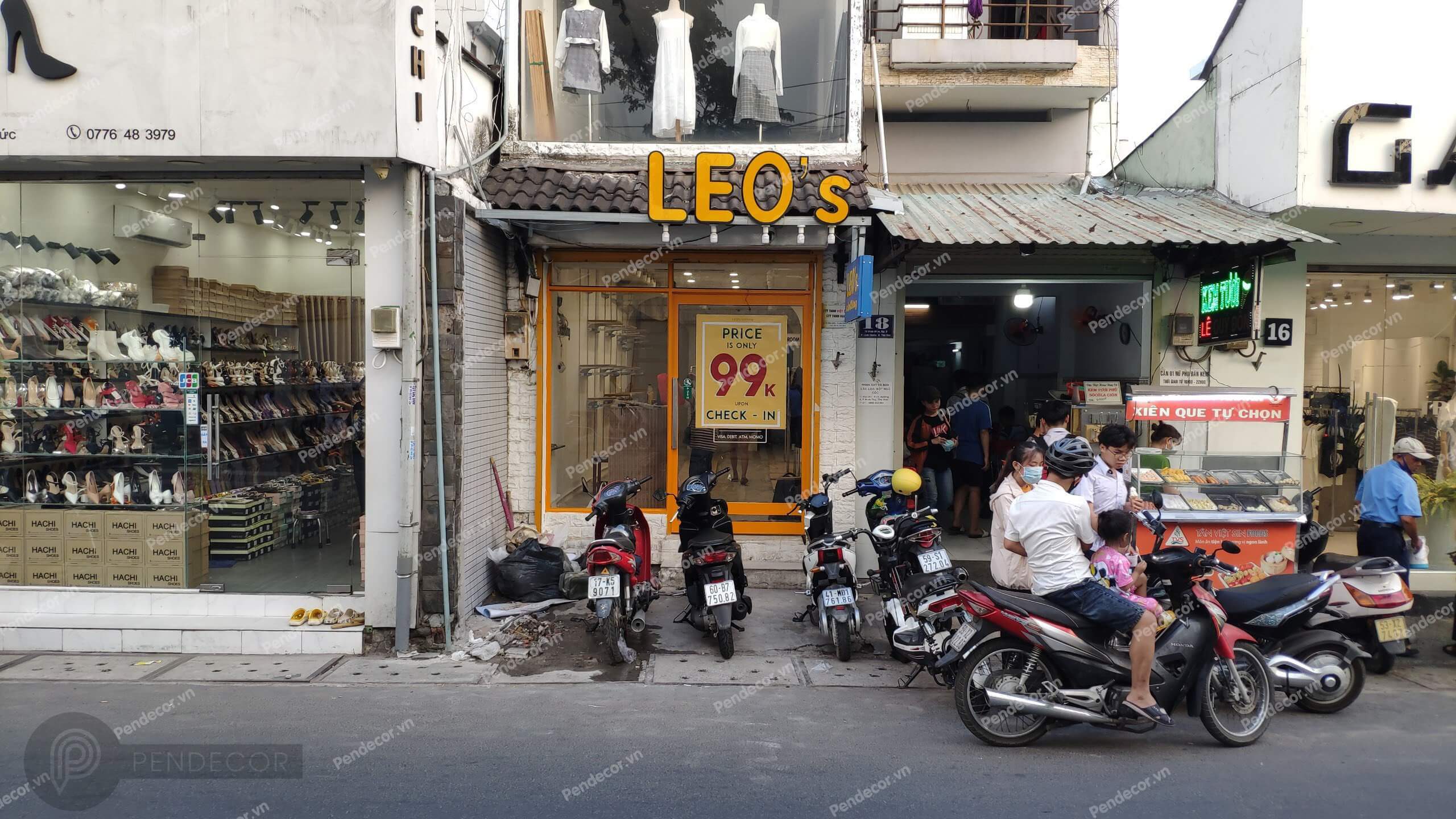 Thi Công Thực Tế Shop Thời Trang Nữ LEO's