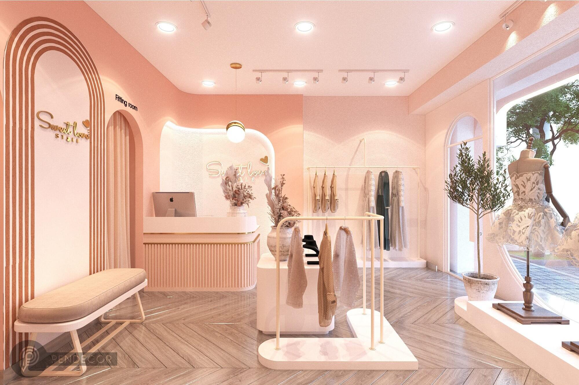 Thiết Kế Shop Thời Trang Nữ Sweet Love Style