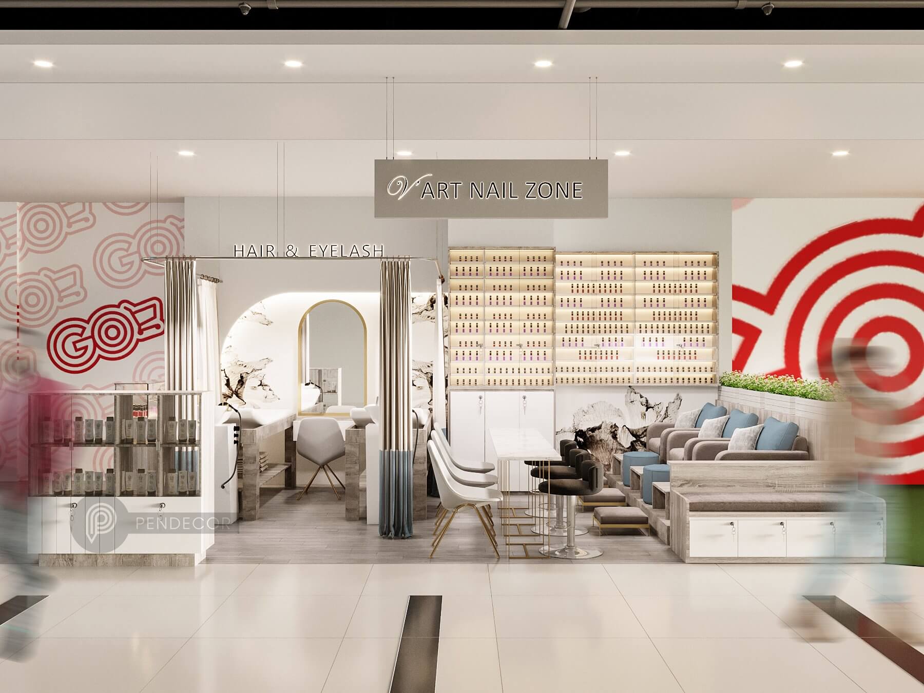 Thiết Kế Shop V's Art Nail Zone