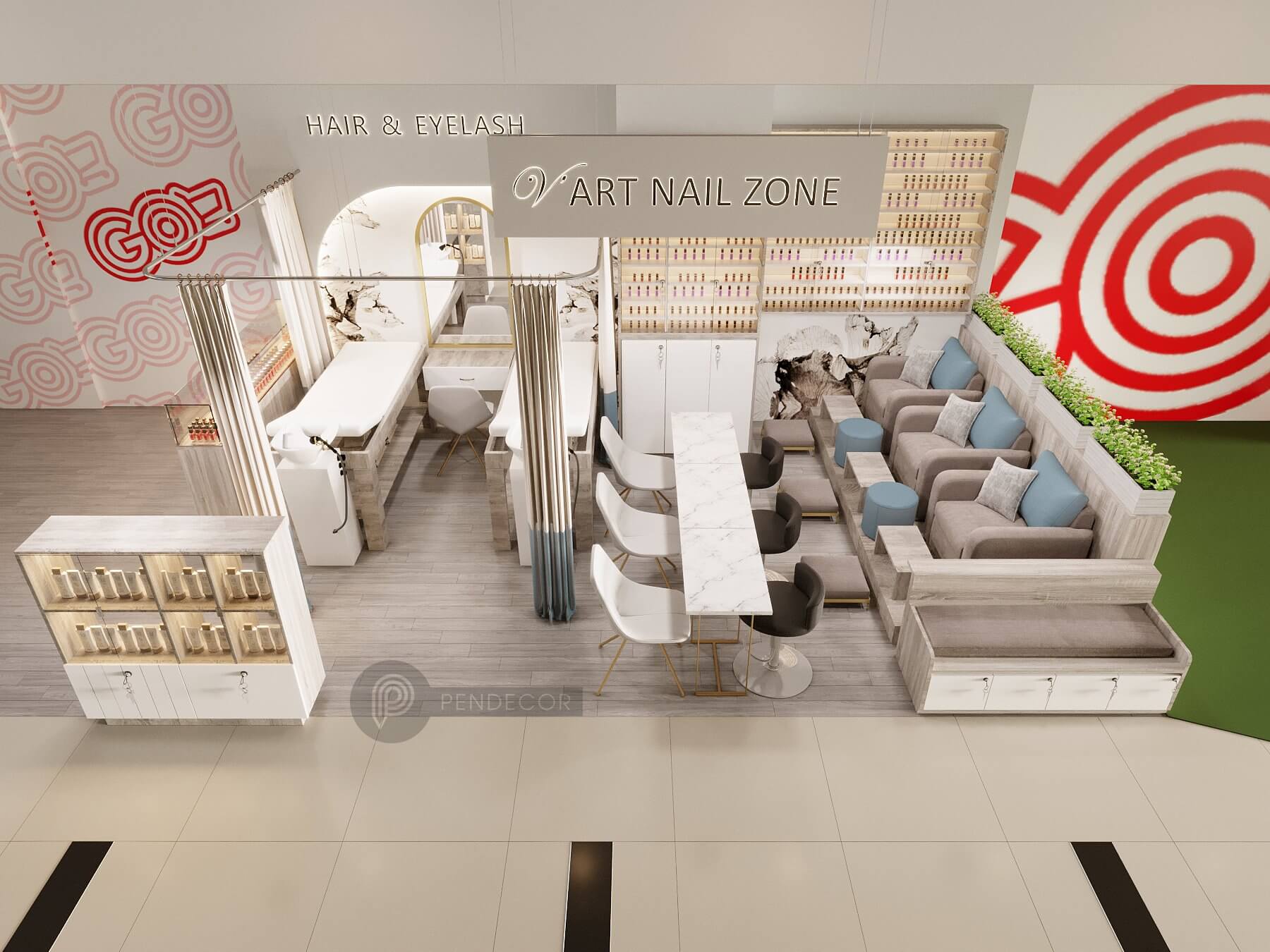 Thiết Kế Shop V's Art Nail Zone