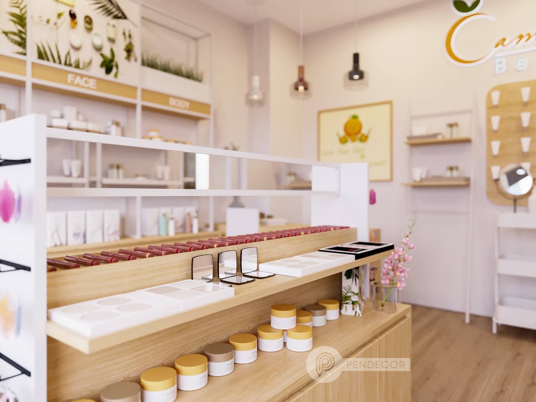 Thiết Kế Shop Mỹ Phẩm CamCam