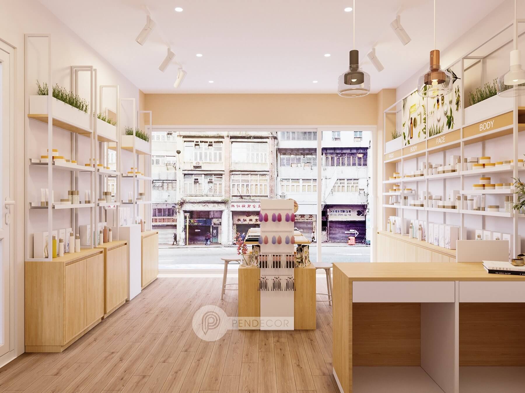 Thiết Kế Shop Mỹ Phẩm CamCam