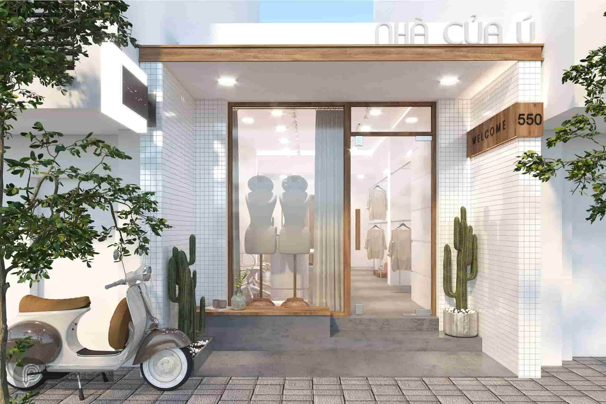 Thiết Kế Shop Thời Trang Nữ Nhà Của Ú