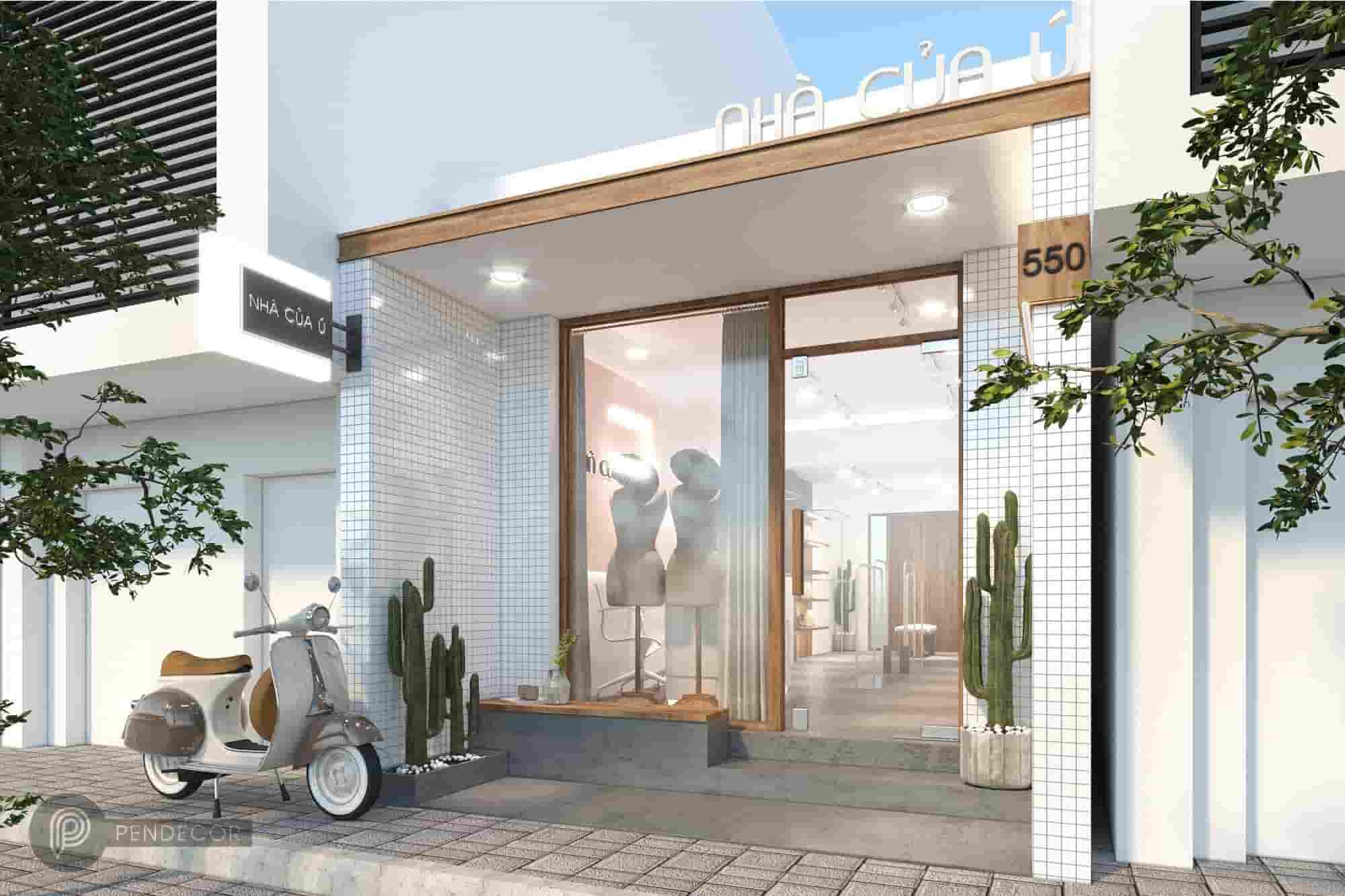 Thiết Kế Shop Thời Trang Nữ Nhà Của Ú