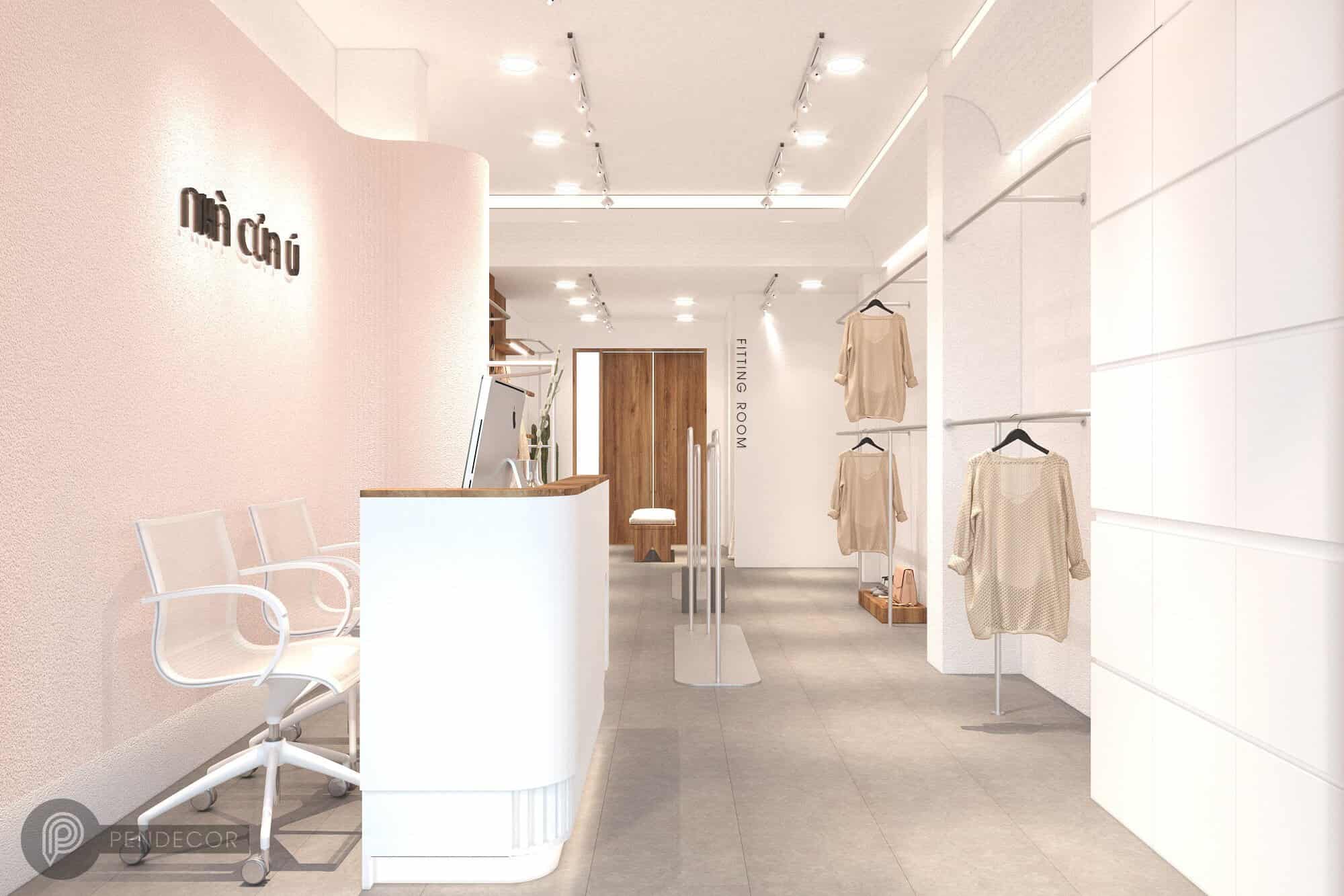 Thiết Kế Shop Thời Trang Nữ Nhà Của Ú