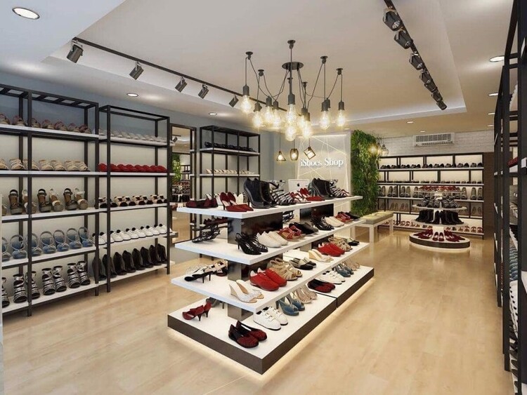 Giải đáp] Chi phí thiết kế shop giày bao nhiêu? | Pendecor