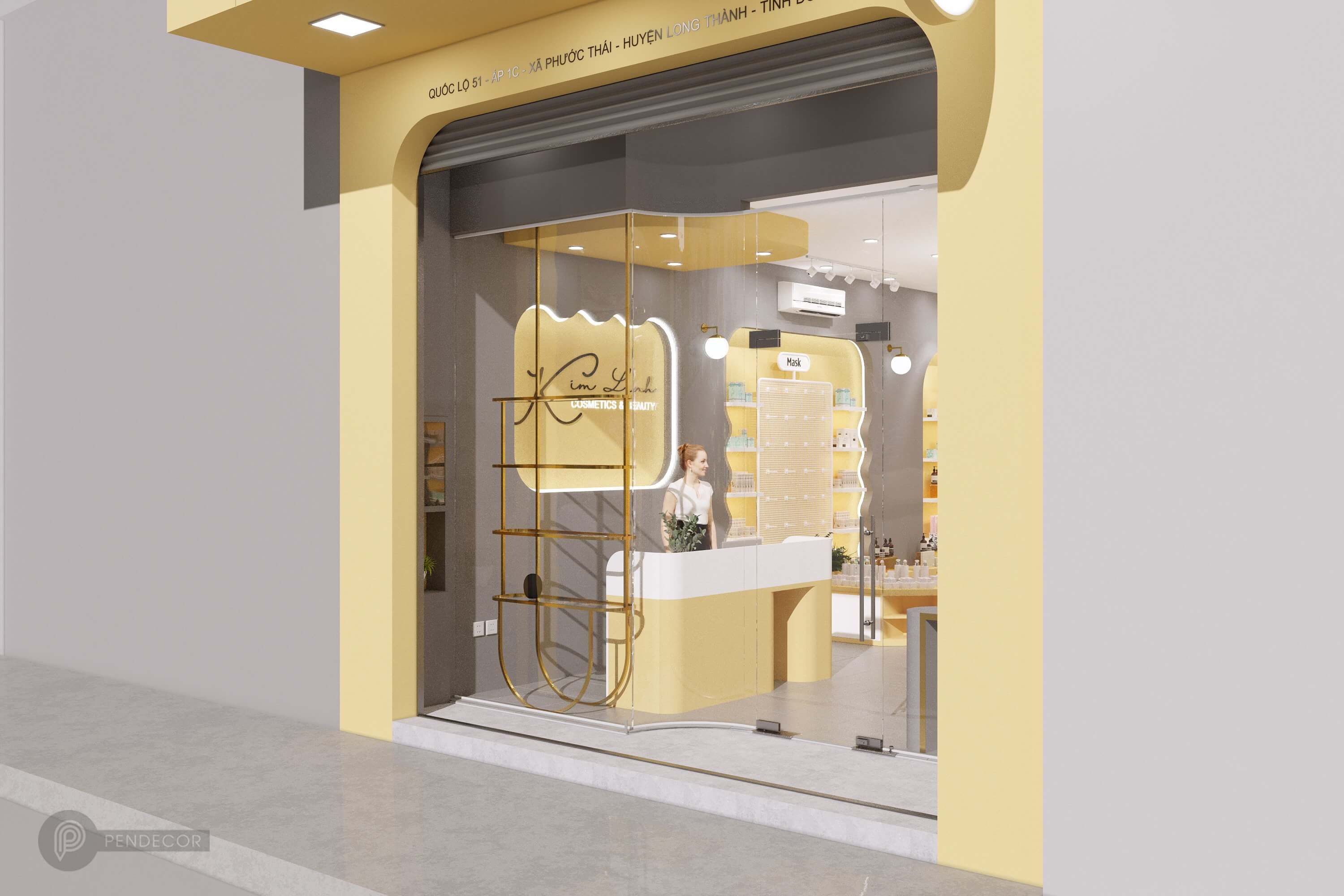 Thiết Kế Shop Mỹ Phẩm Kim Linh (Album 2)