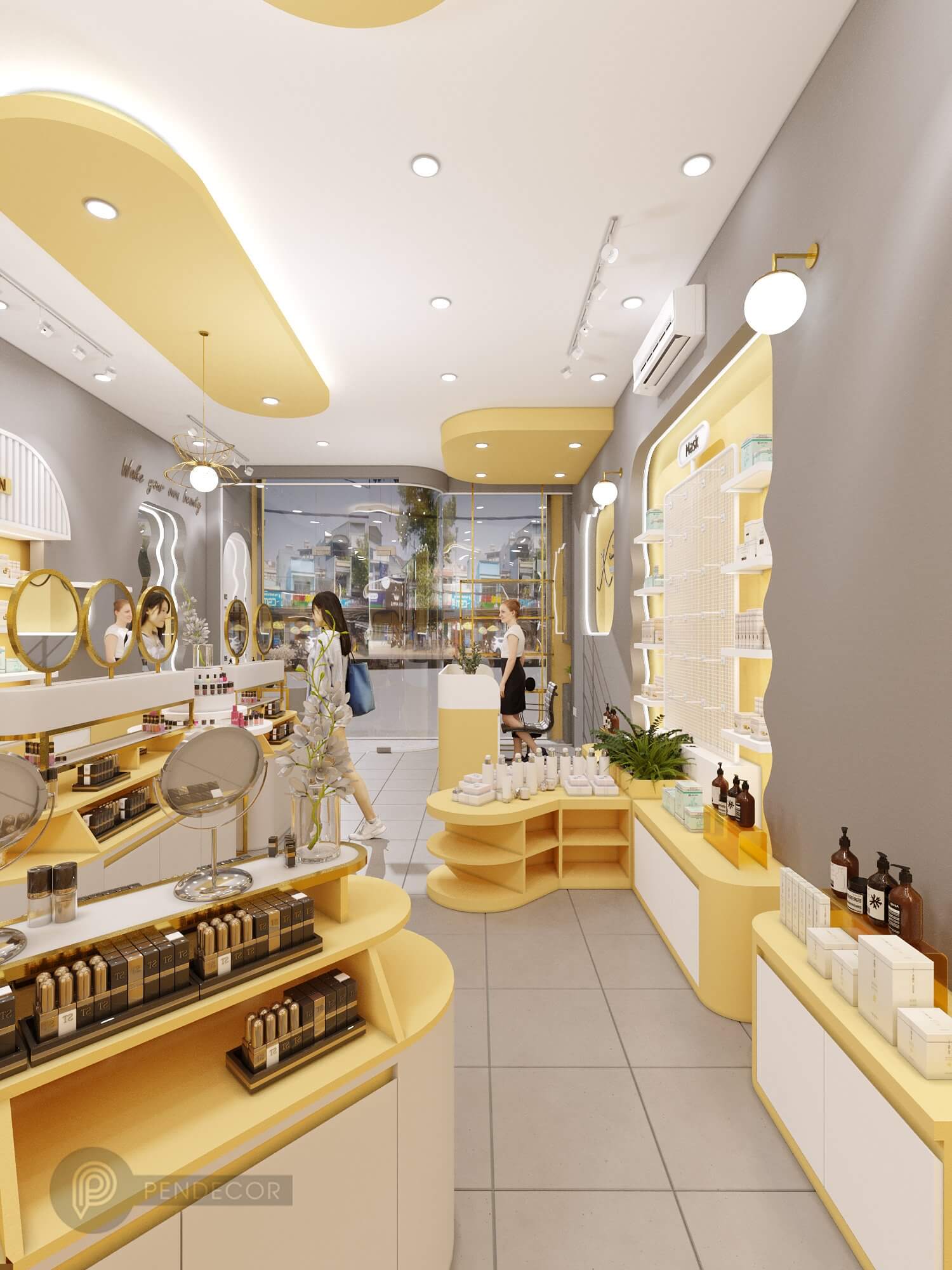 Thiết Kế Shop Mỹ Phẩm Kim Linh (Album 2)