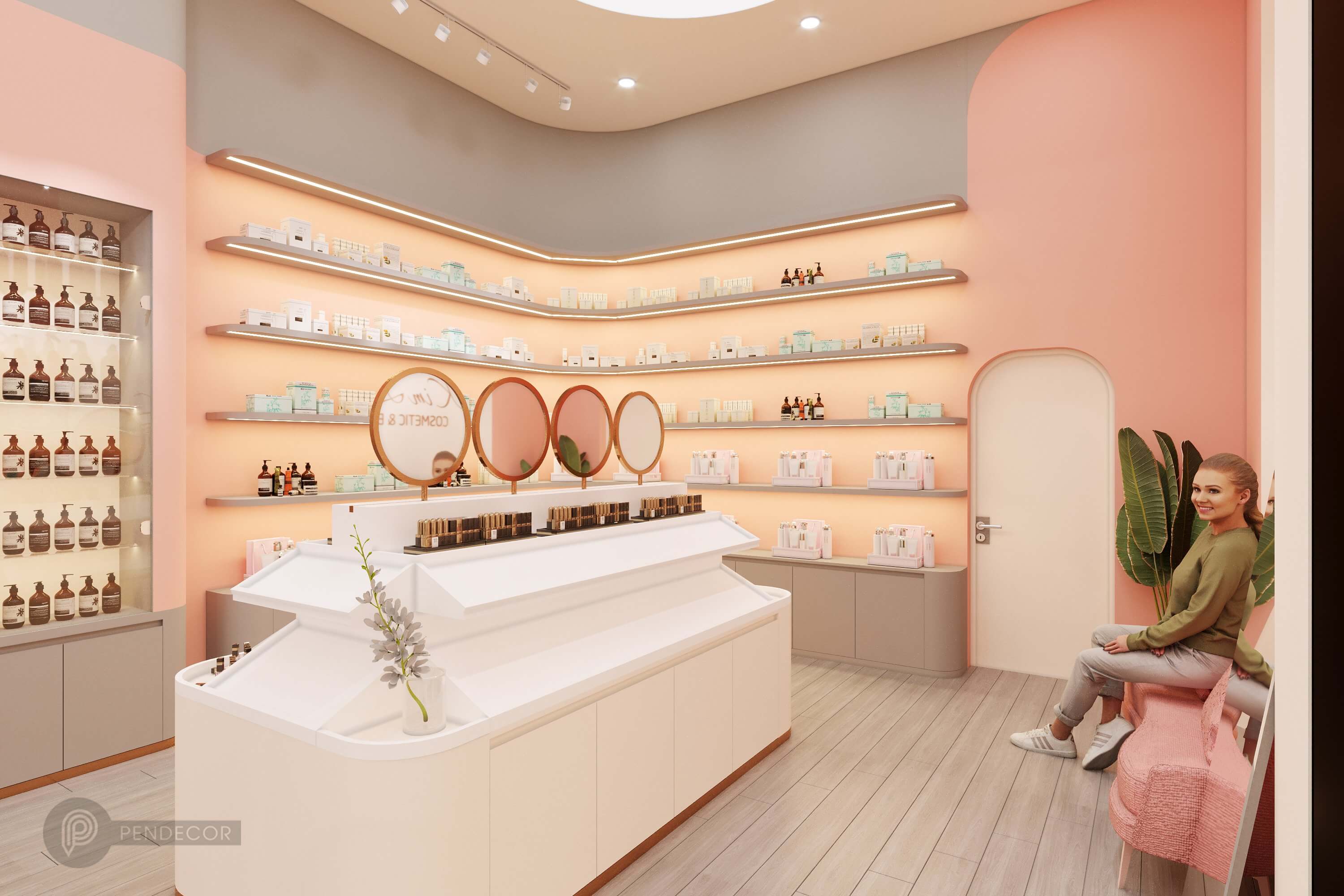 Thiết Kế Shop Mỹ Phẩm Kim Linh (Part 1)