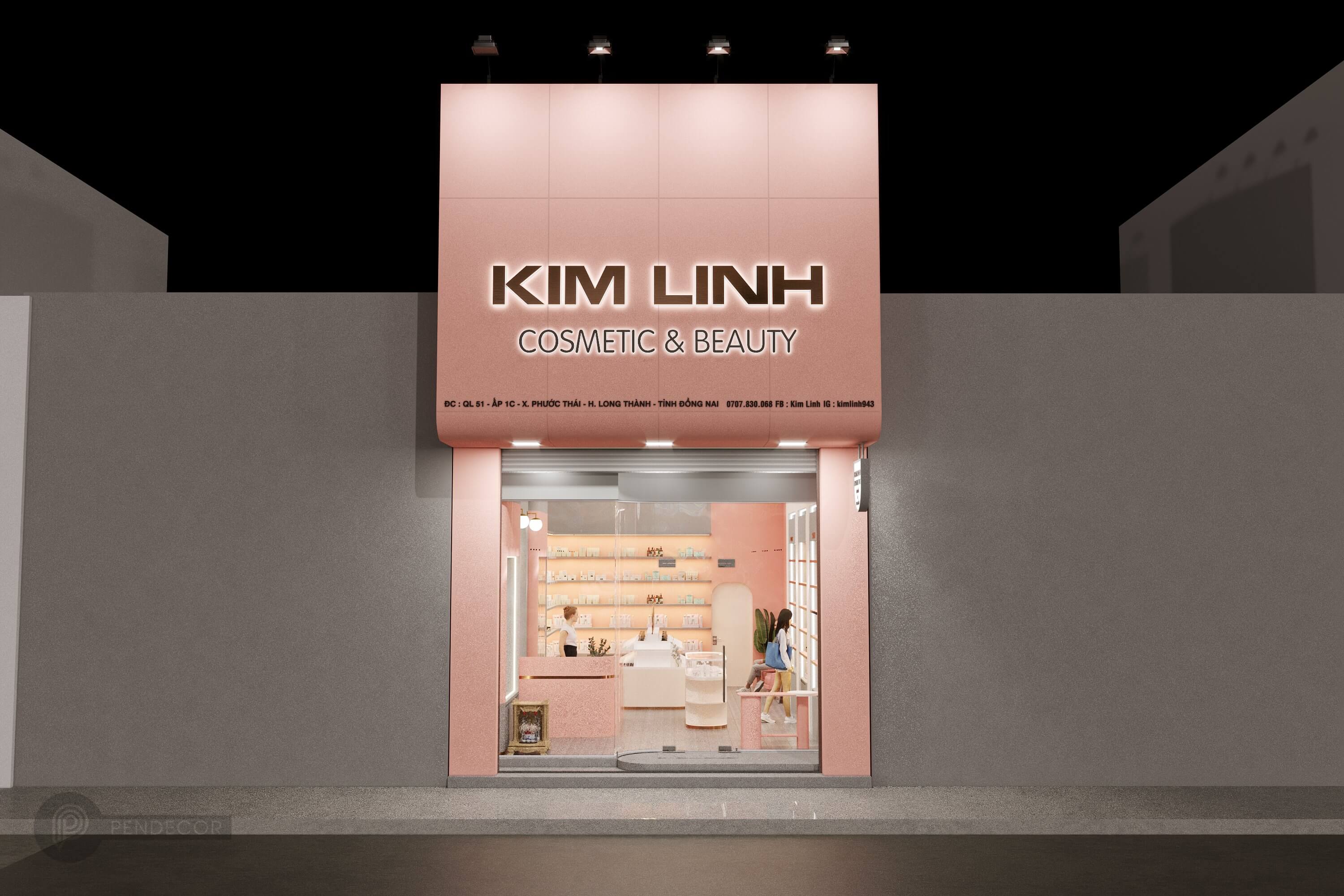 Thiết Kế Shop Mỹ Phẩm Kim Linh (Part 1)