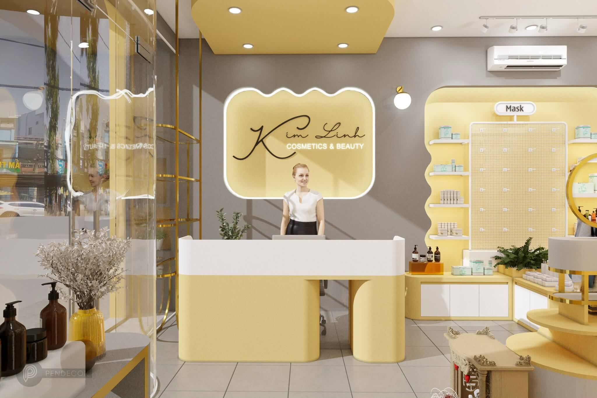 Thiết Kế Shop Mỹ Phẩm Kim Linh (Album 2)