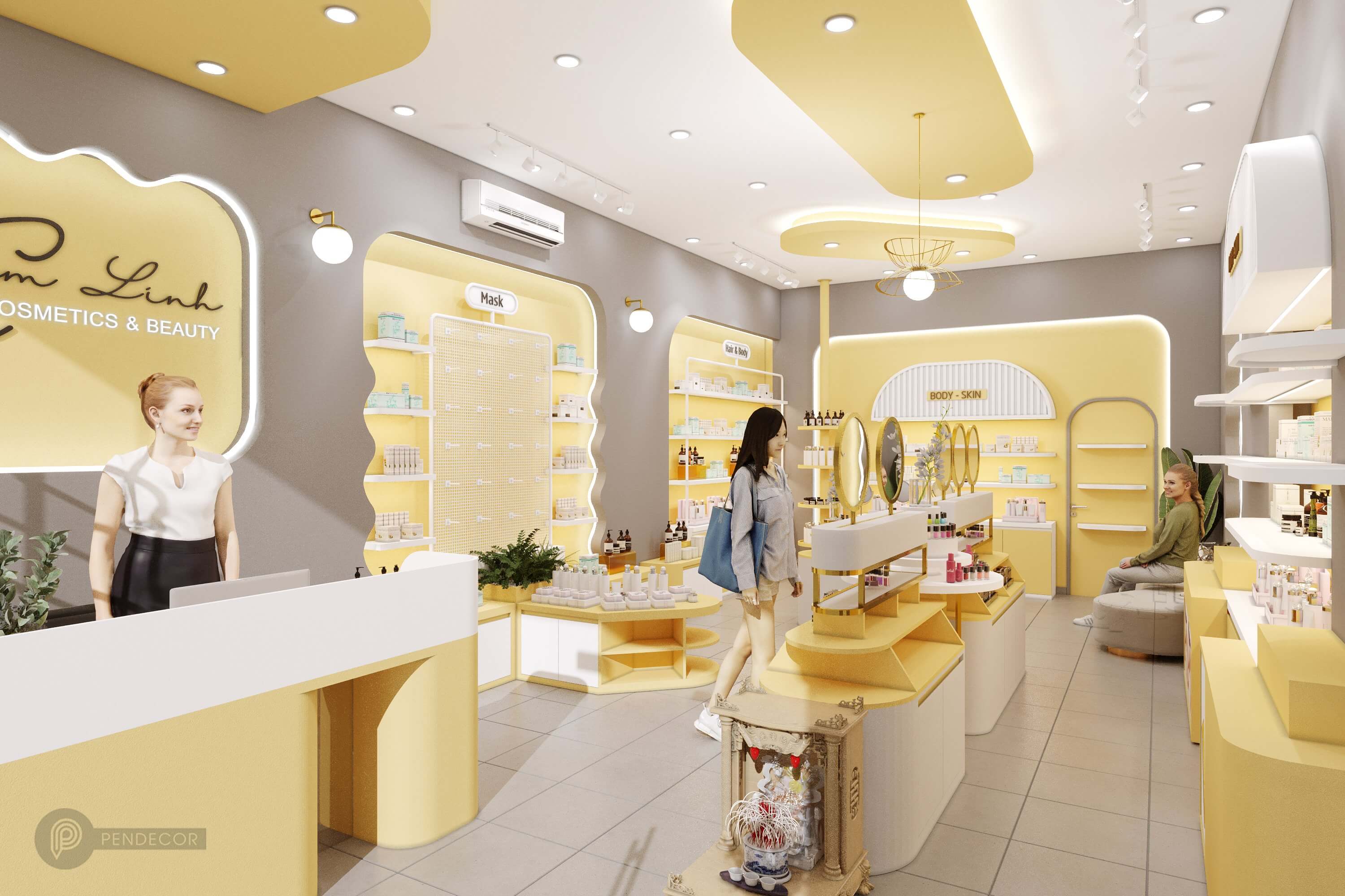 Thiết Kế Shop Mỹ Phẩm Kim Linh (Album 2)