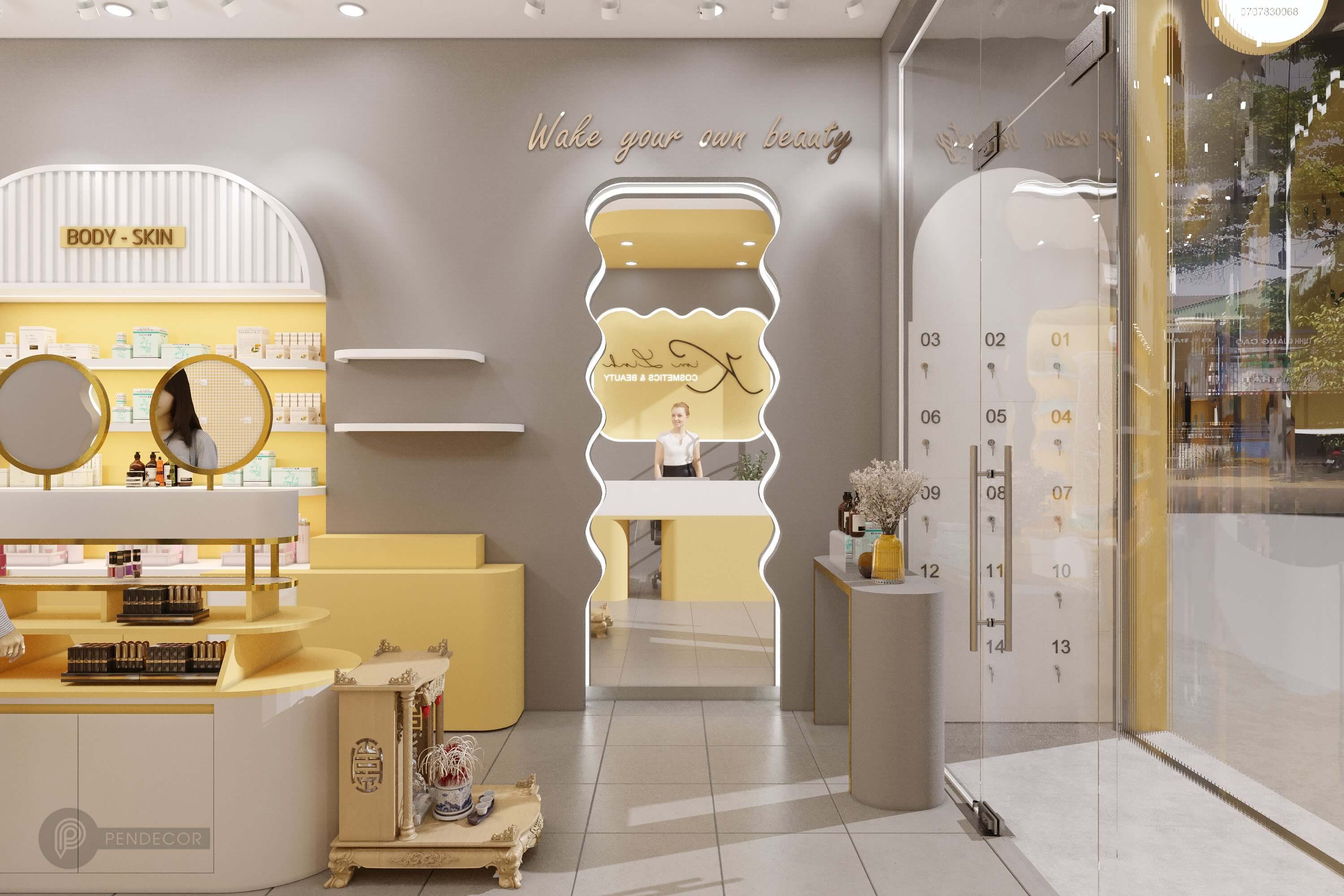 Thiết Kế Shop Mỹ Phẩm Kim Linh (Album 2)