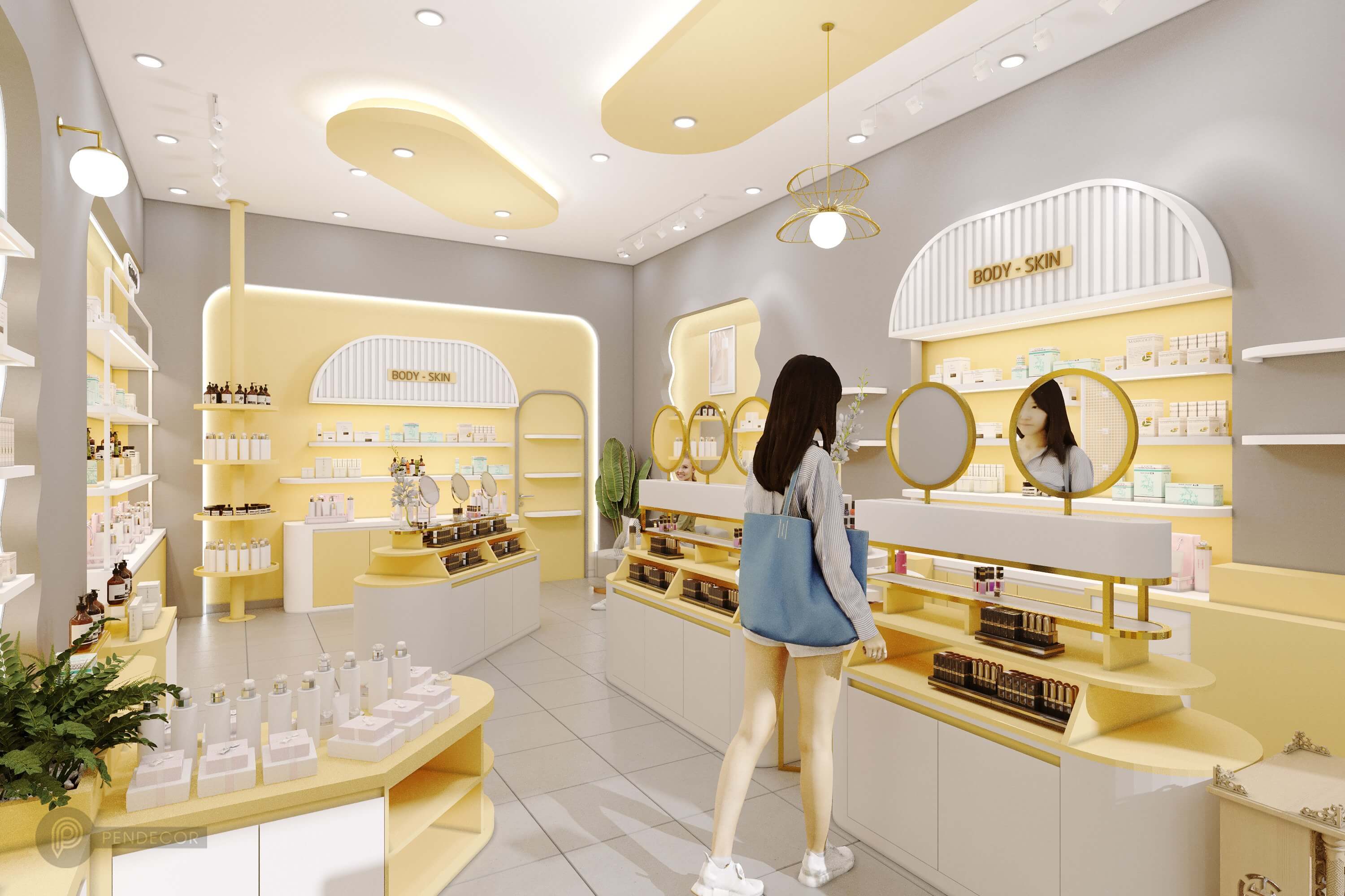 Thiết Kế Shop Mỹ Phẩm Kim Linh (Album 2)