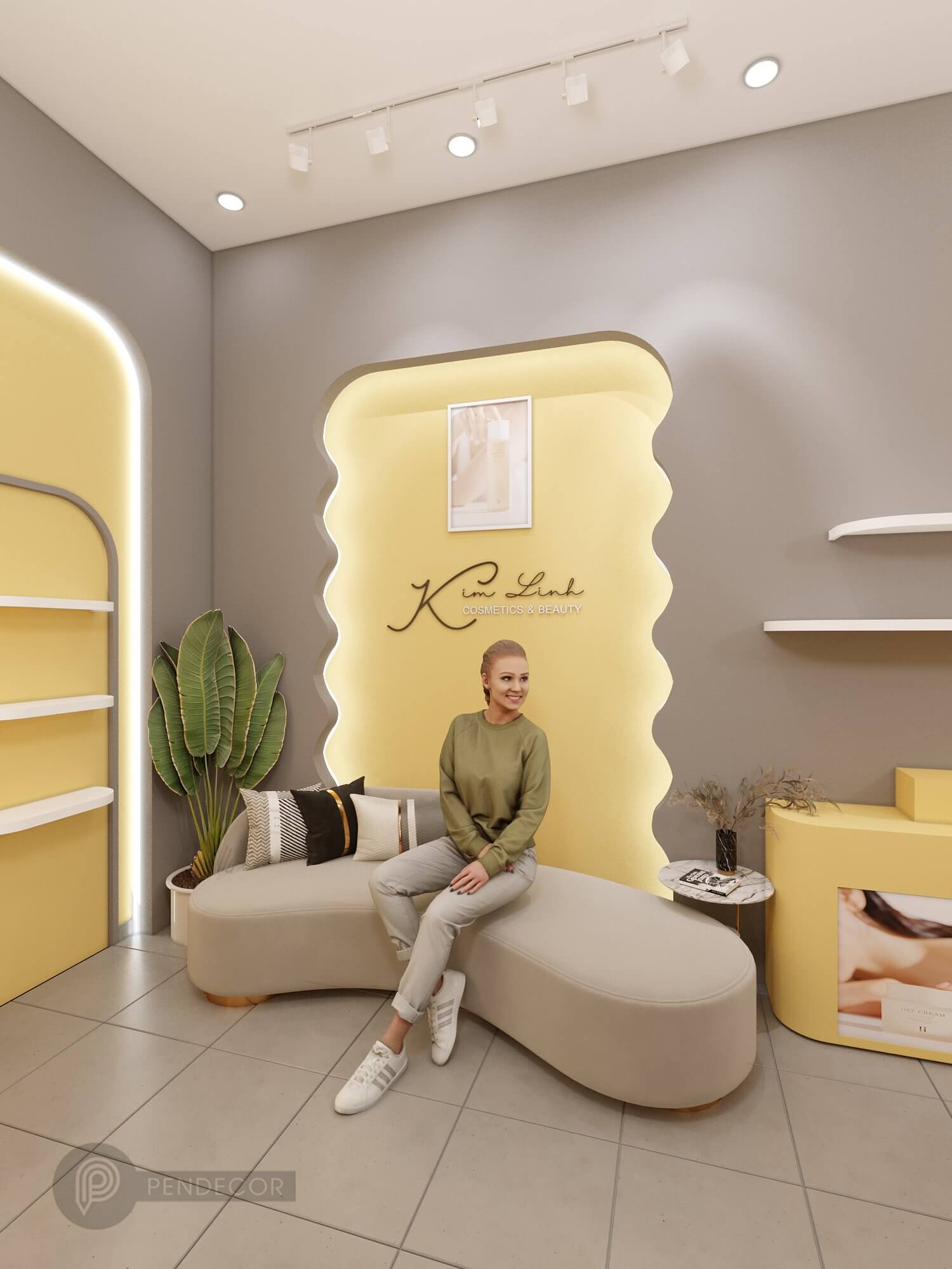 Thiết Kế Shop Mỹ Phẩm Kim Linh (Album 2)
