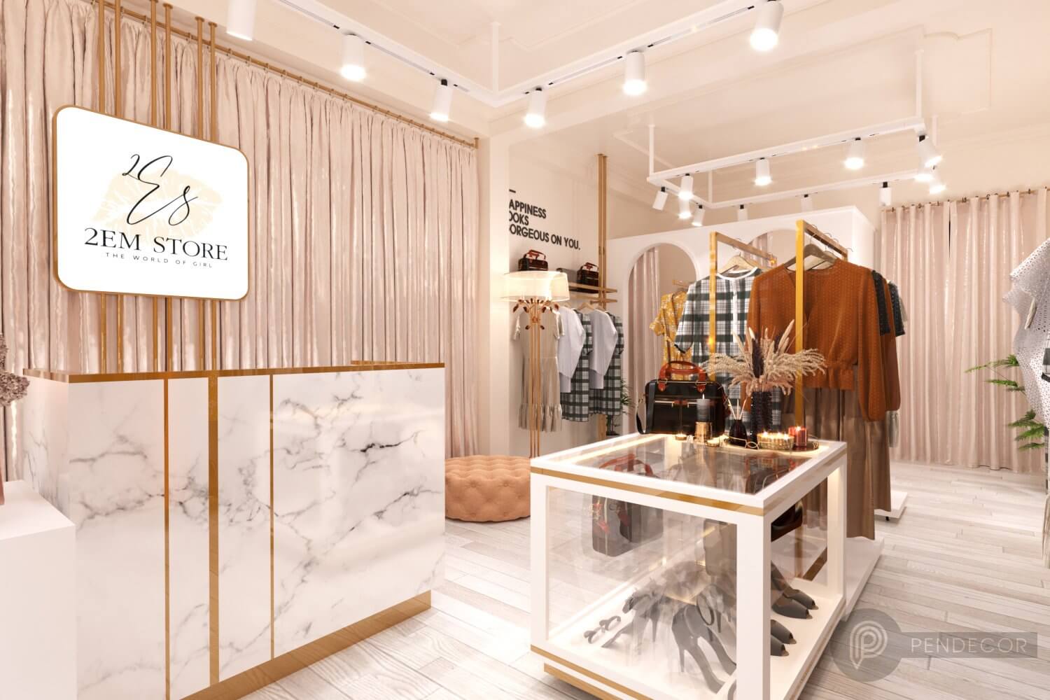 Thiết Kế Shop Thời Trang Nữ 2EM Store