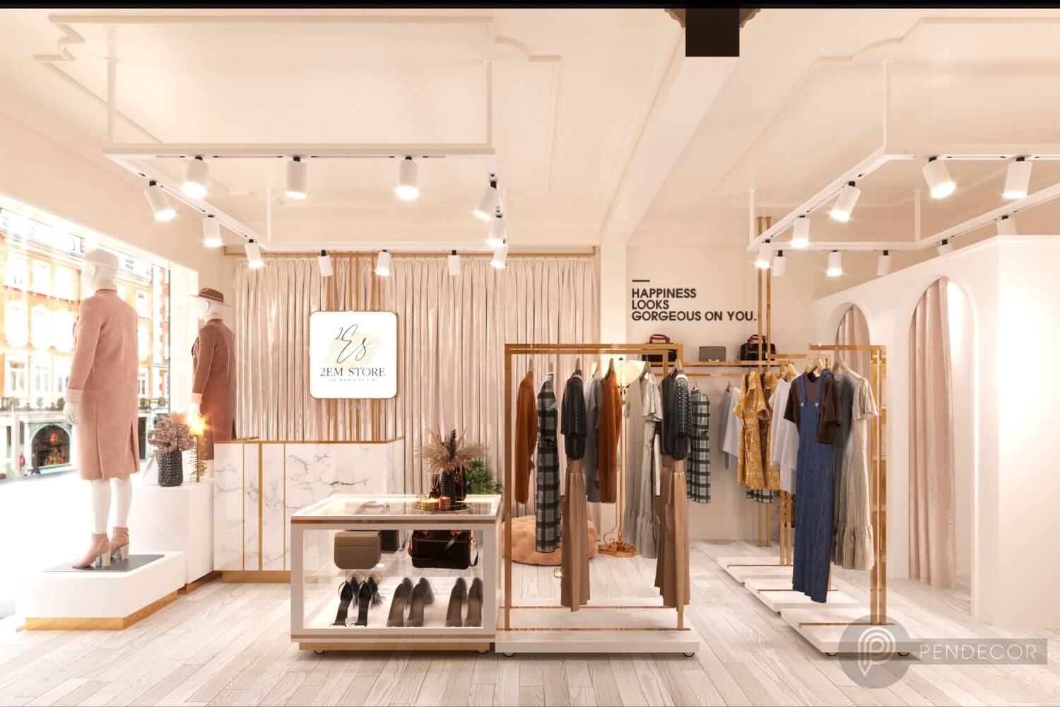 Thiết Kế Shop Thời Trang Nữ 2EM Store