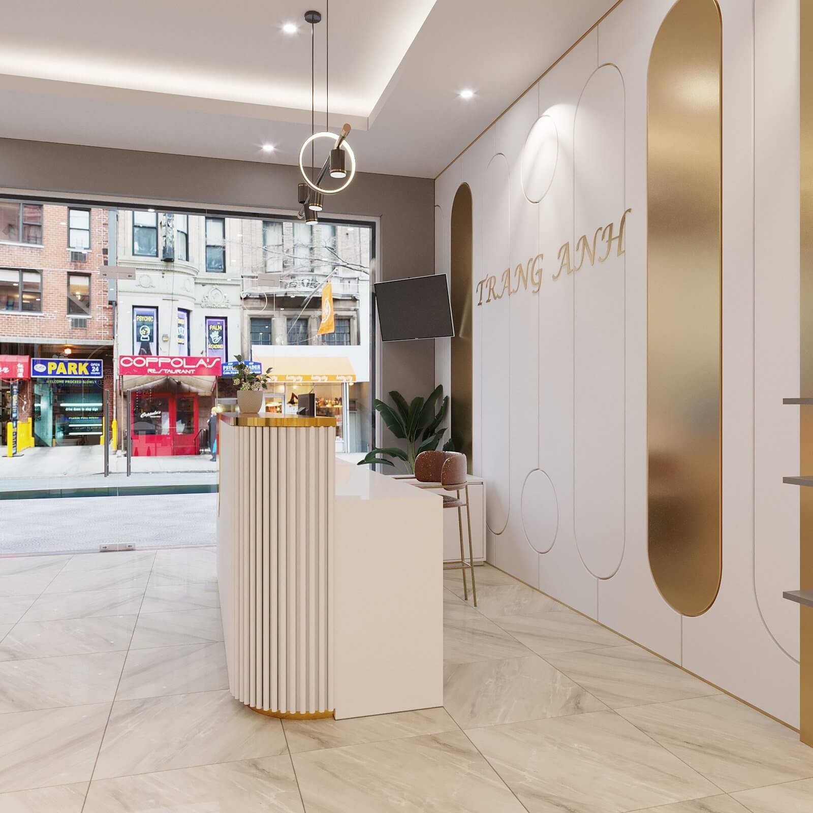 Thiết Kế Shop Mỹ Phẩm & Phụ Kiện Trang Anh