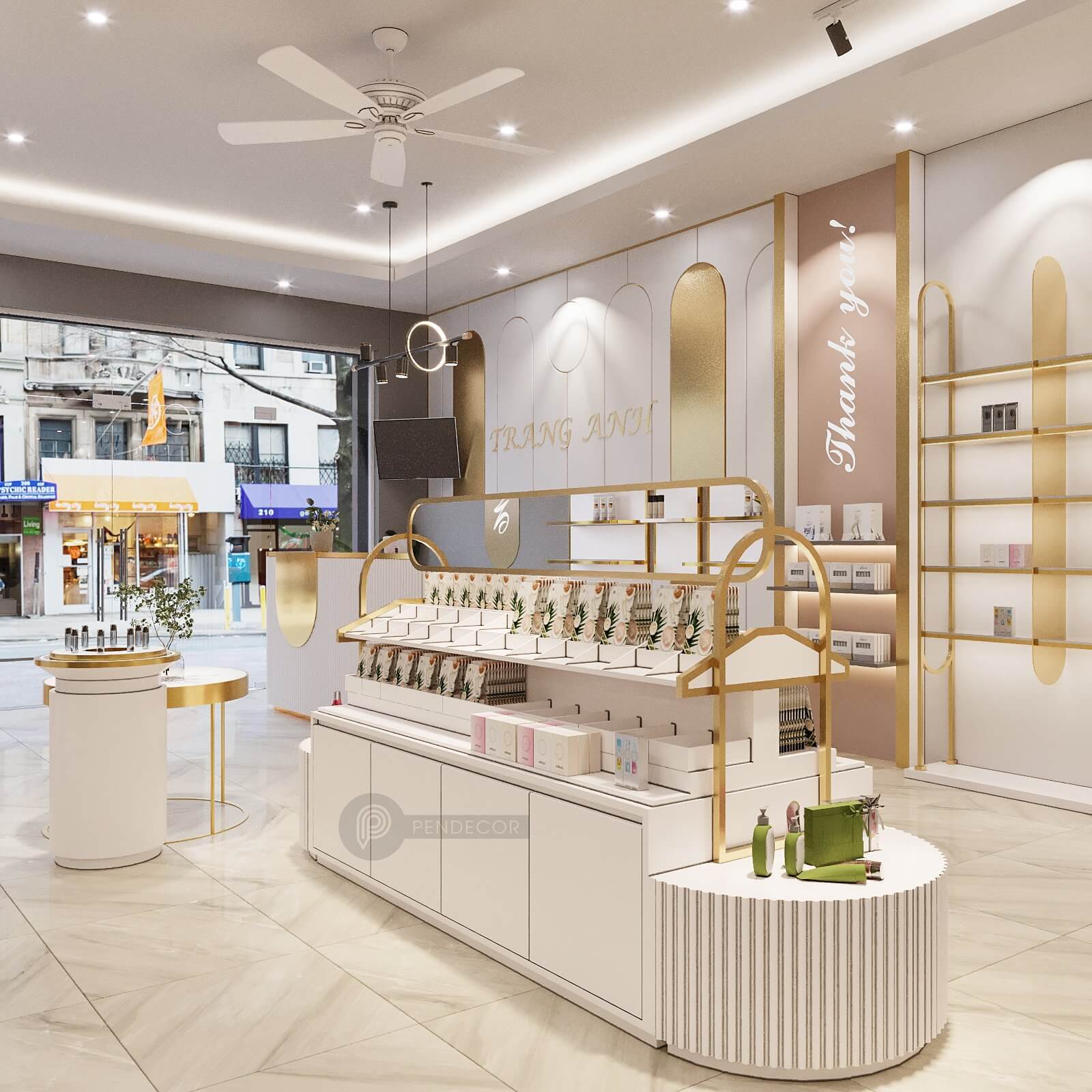 Thiết Kế Shop Mỹ Phẩm & Phụ Kiện Trang Anh