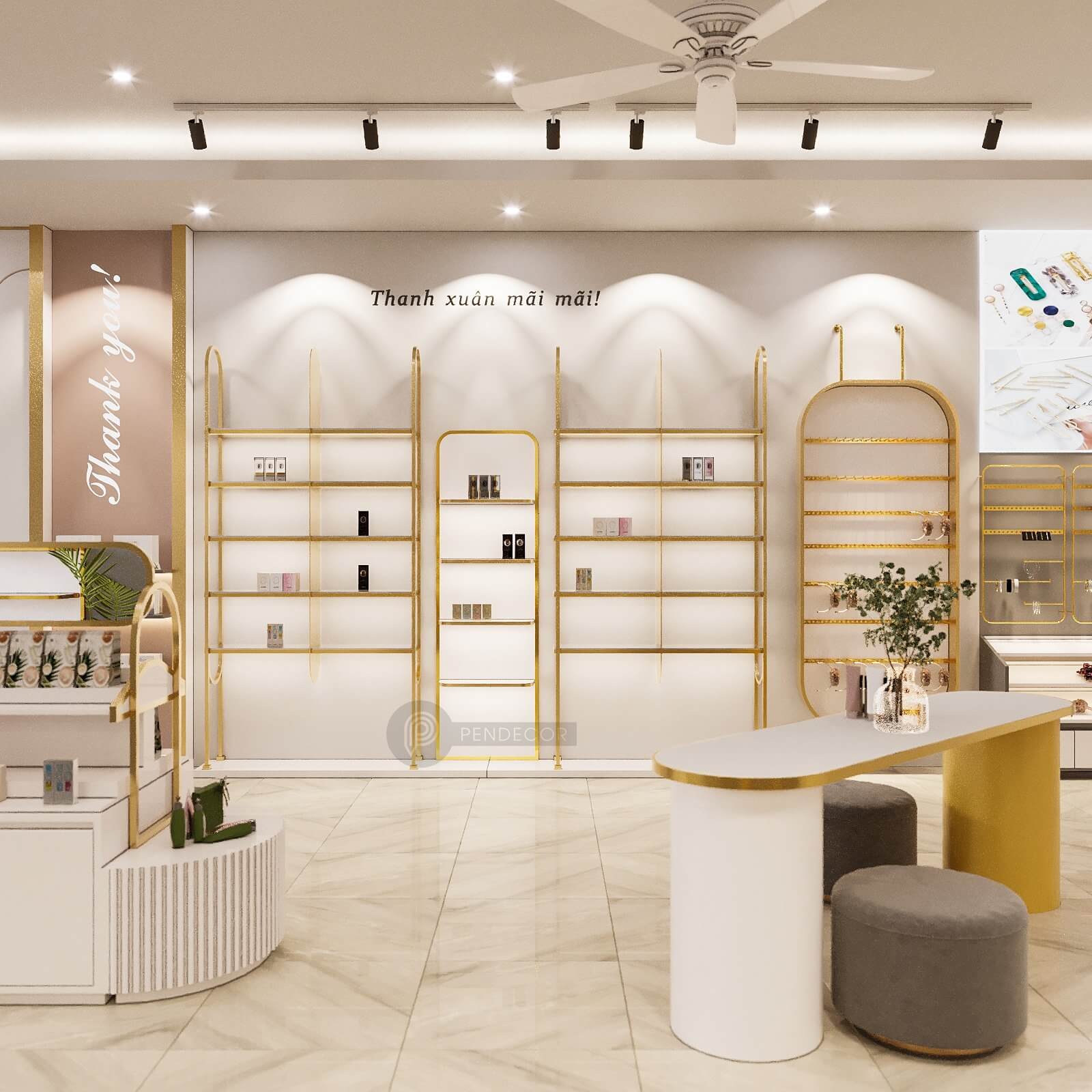 Thiết Kế Shop Mỹ Phẩm & Phụ Kiện Trang Anh