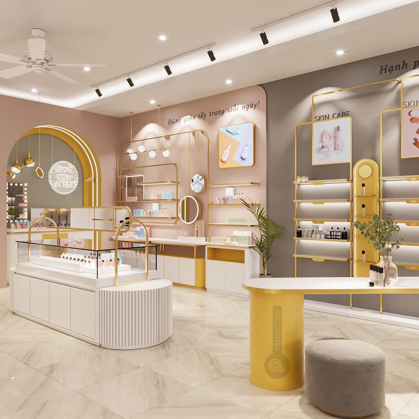 Thiết Kế Shop Mỹ Phẩm & Phụ Kiện Trang Anh