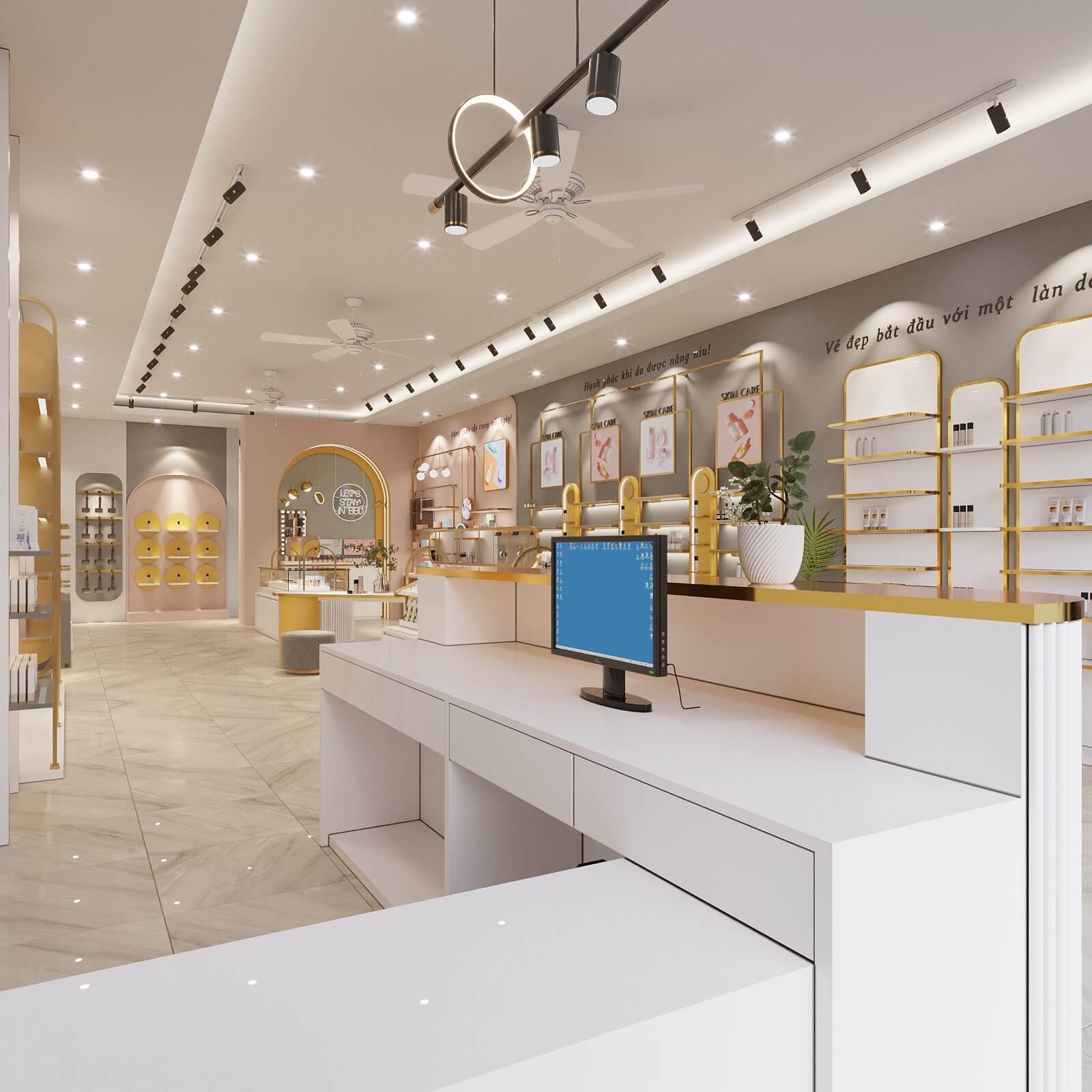 Thiết Kế Shop Mỹ Phẩm & Phụ Kiện Trang Anh