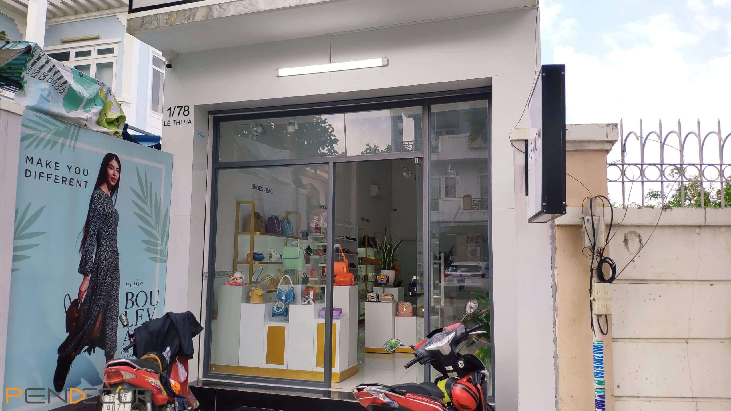 Thi Công Thực Tế Shop Phụ kiện Nemow