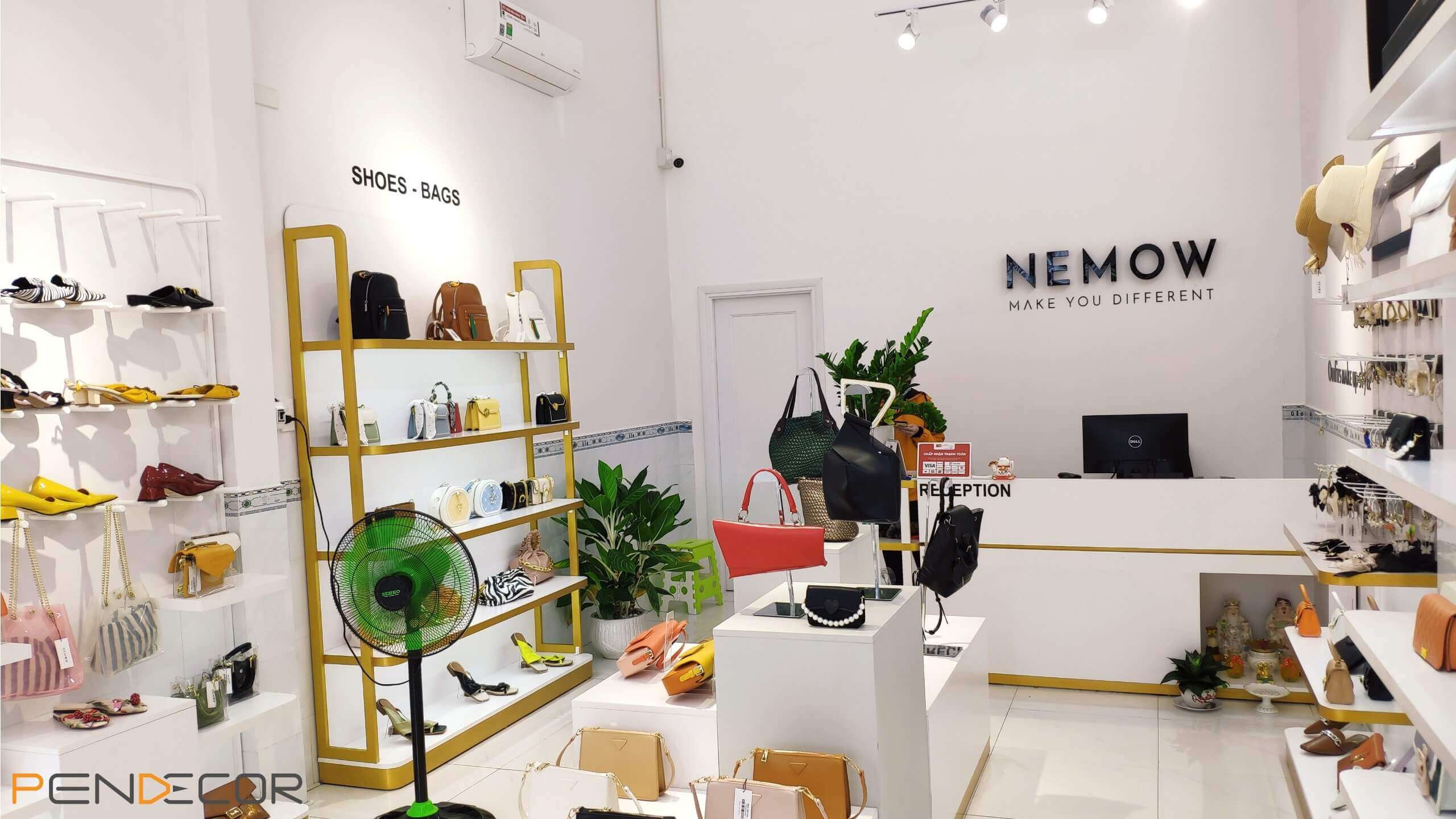 Thi Công Thực Tế Shop Phụ kiện Nemow