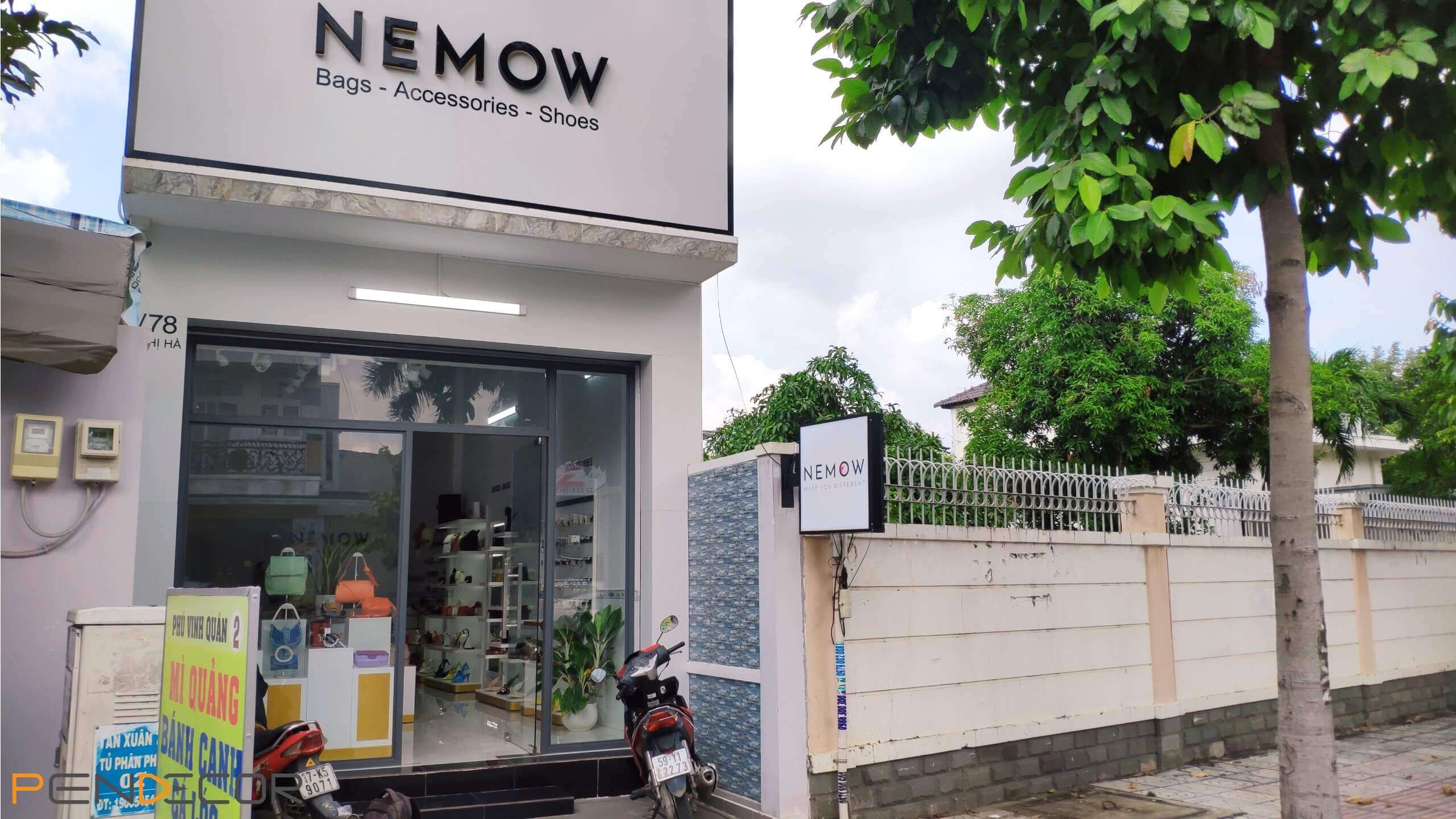 Thi Công Thực Tế Shop Phụ kiện Nemow
