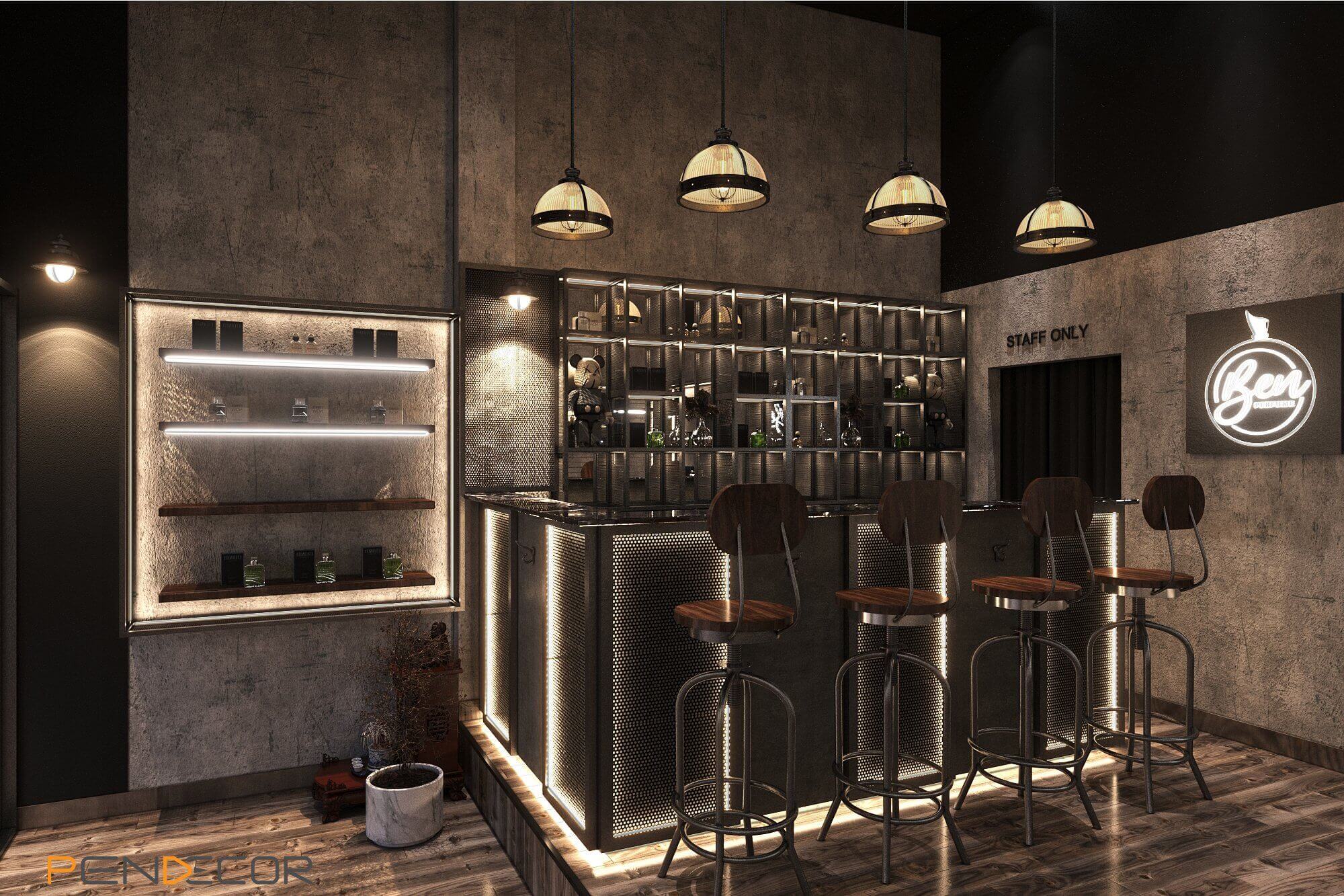 Thiết Kế Shop Nước Hoa Chính Hãng Ben Perfume