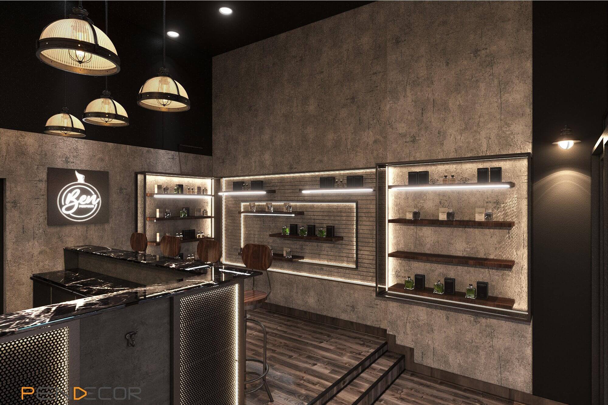 Thiết Kế Shop Nước Hoa Chính Hãng Ben Perfume